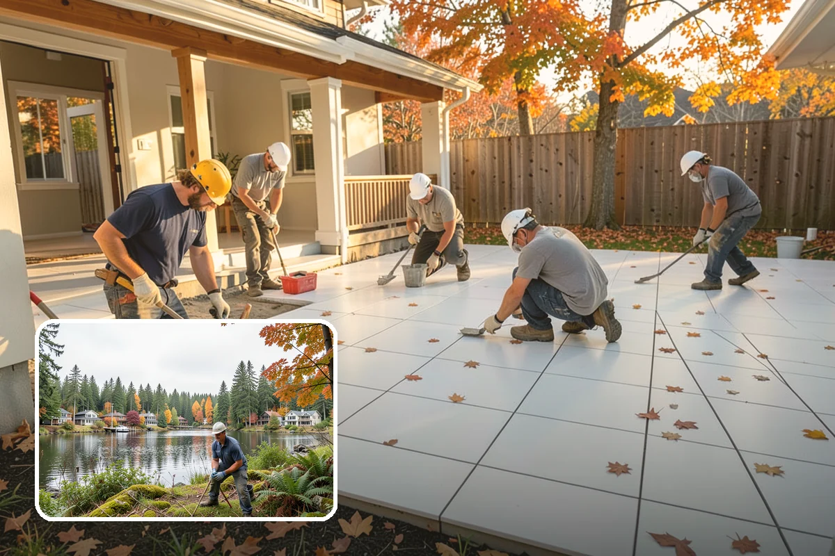 Solid Surface Countertop Installation in La Conner, Skagit County, WA - Virtually seamless, continuous surfaces