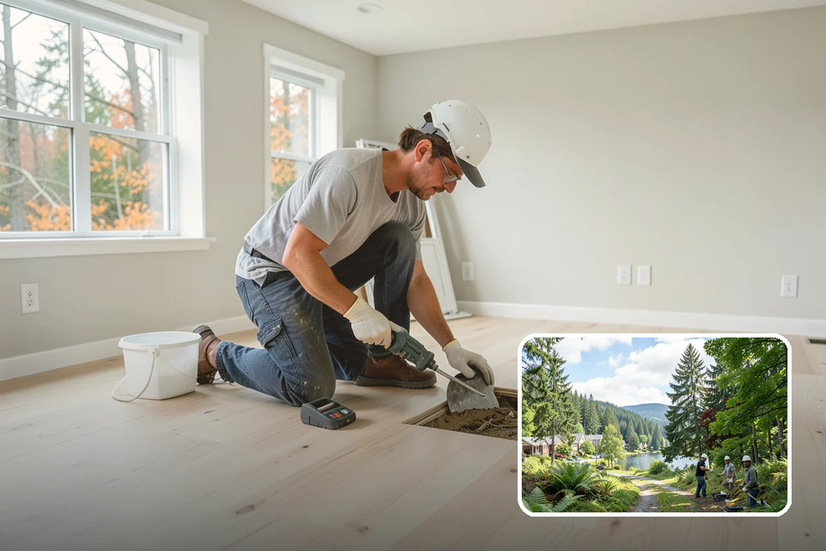 Solid Surface Countertop Installation in Lake Forest Park, King County, WA - Virtually seamless, continuous surfaces