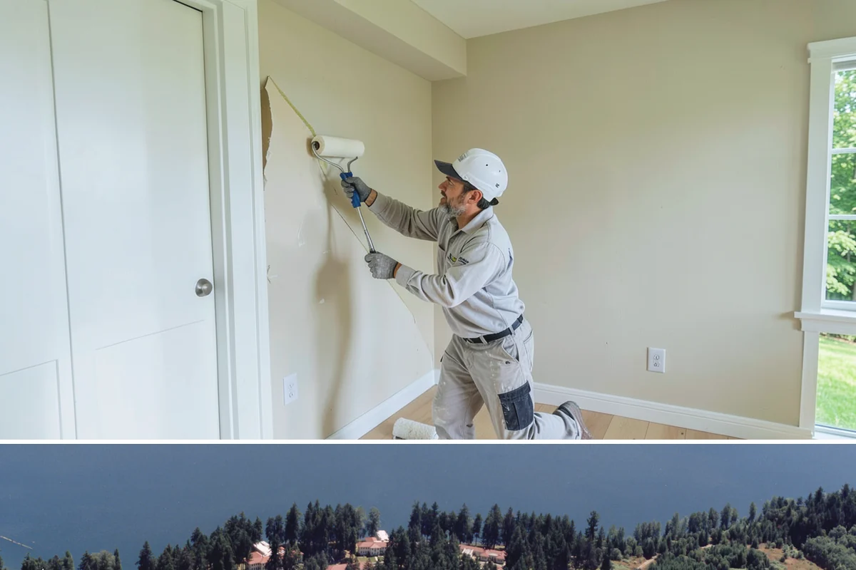 Solid Surface Countertop Installation in Lakewood, Pierce County, WA - Solid surface installs indoors year-round, unaffected by the rainy PNW season.
