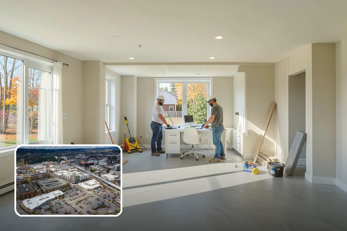 Solid Surface Countertop Installation in Redmond, King County, WA - Virtually seamless, continuous surfaces
