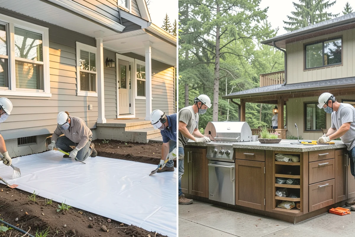 Solid Surface Countertop Installation in Ruston, Pierce County, WA - Select color and confirm sink integration