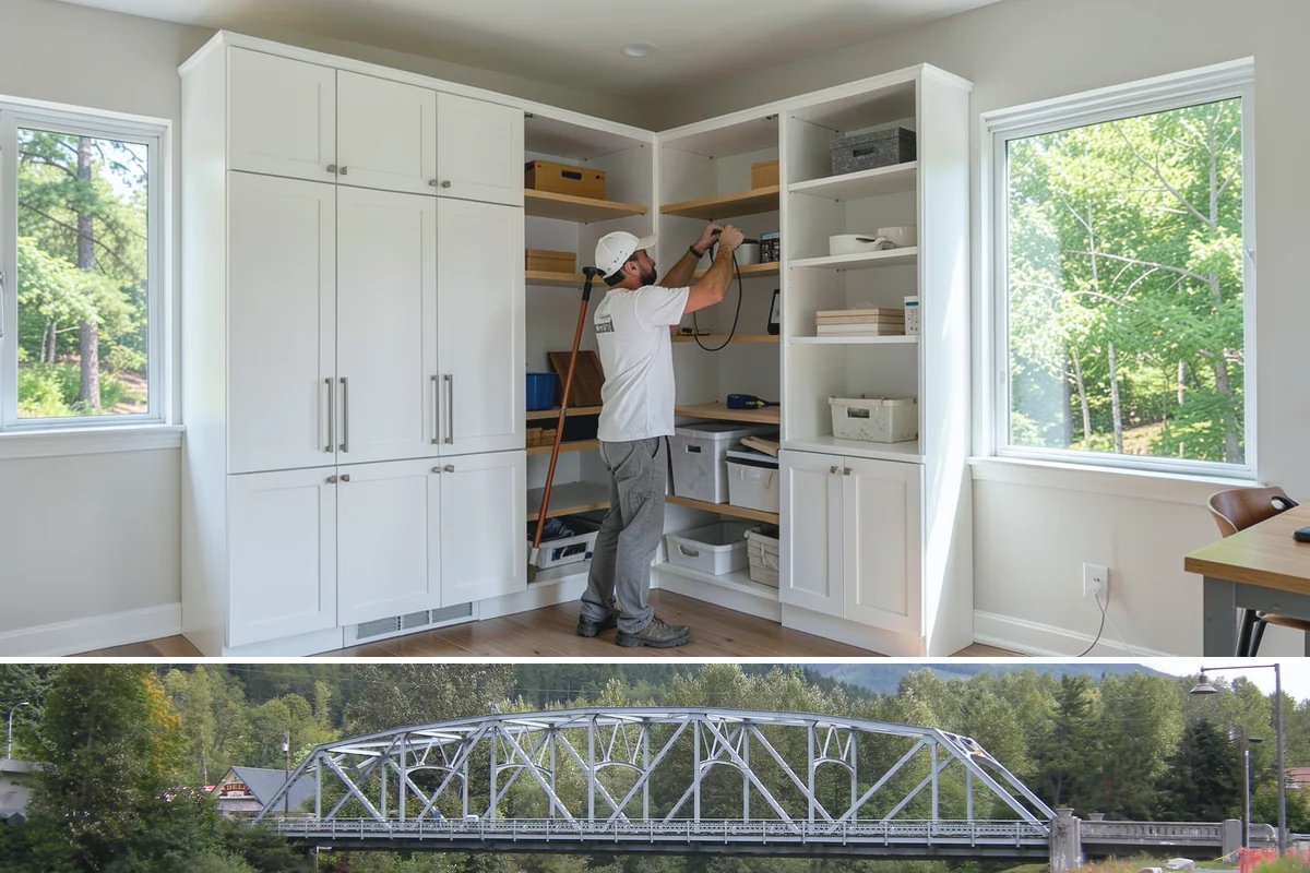 Solid Surface Countertop Installation in Skykomish, King County, WA - Solid surface installs indoors year-round, unaffected by the rainy PNW season.