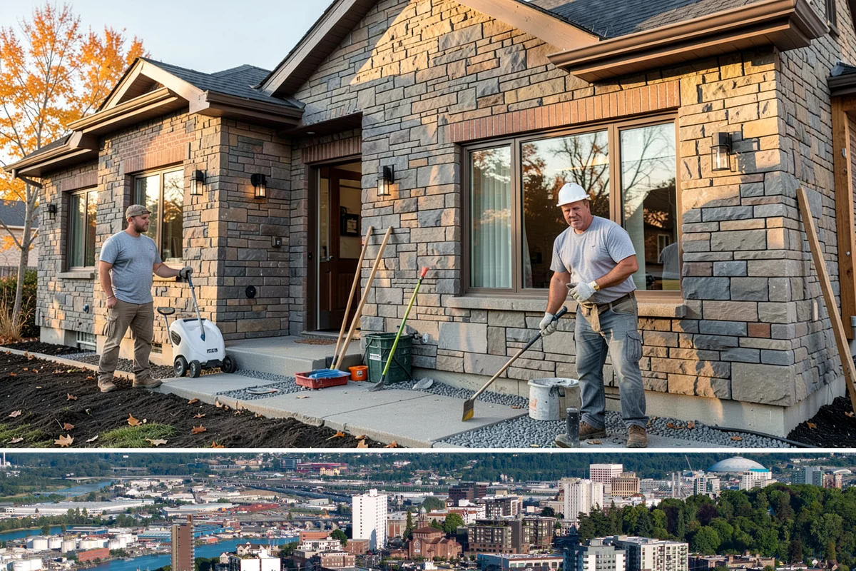 Solid Surface Countertop Installation in Tacoma, Pierce County, WA - Solid surface installs indoors year-round, unaffected by the rainy PNW season.