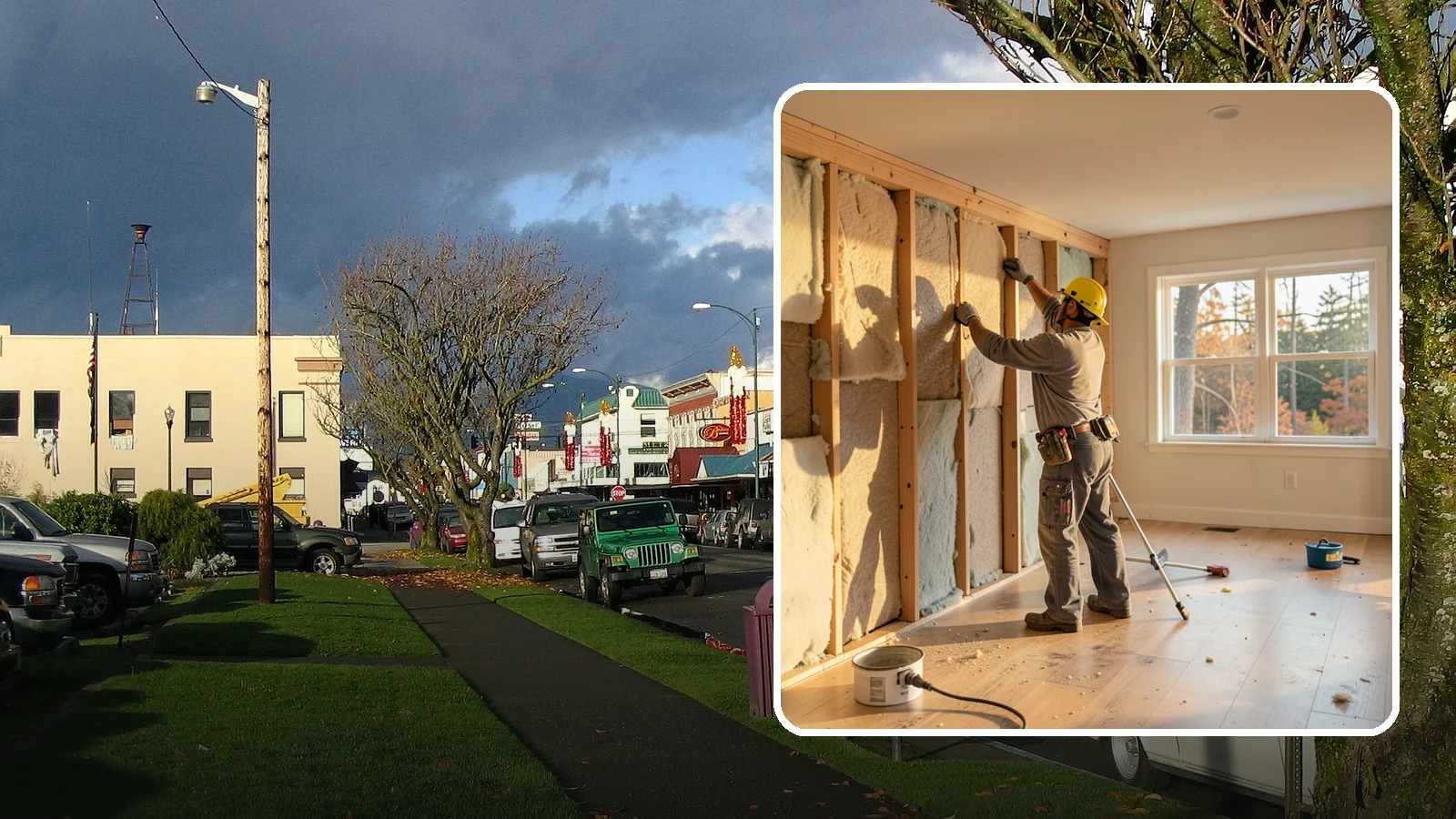 Sound Batt Installation in Arlington, Snohomish County, WA - We install acoustic sound batts to reduce noise transfer between rooms and floors in your home.