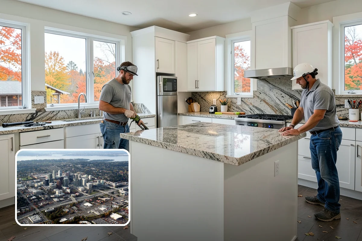 Sound Batt Installation in Bellevue, King County, WA - Absorbs airborne noise within cavities