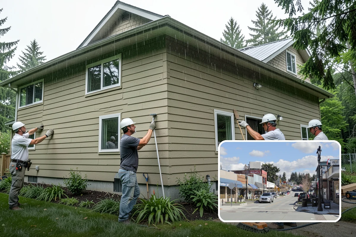 Sound Batt Installation in Bothell, King County, WA - Absorbs airborne noise within cavities