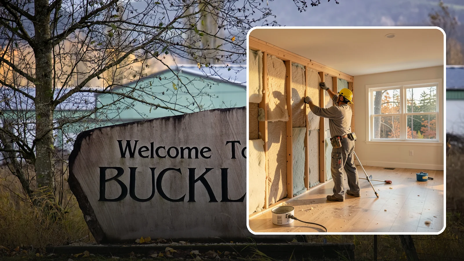 Sound Batt Installation in Buckley, Pierce County, WA - We install acoustic sound batts to reduce noise transfer between rooms and floors in your home.
