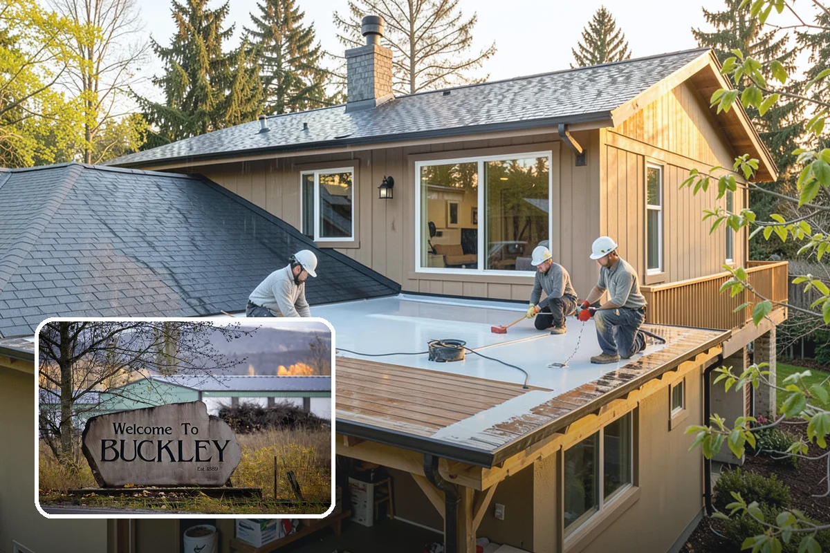 Sound Batt Installation in Buckley, Pierce County, WA - Absorbs airborne noise within cavities