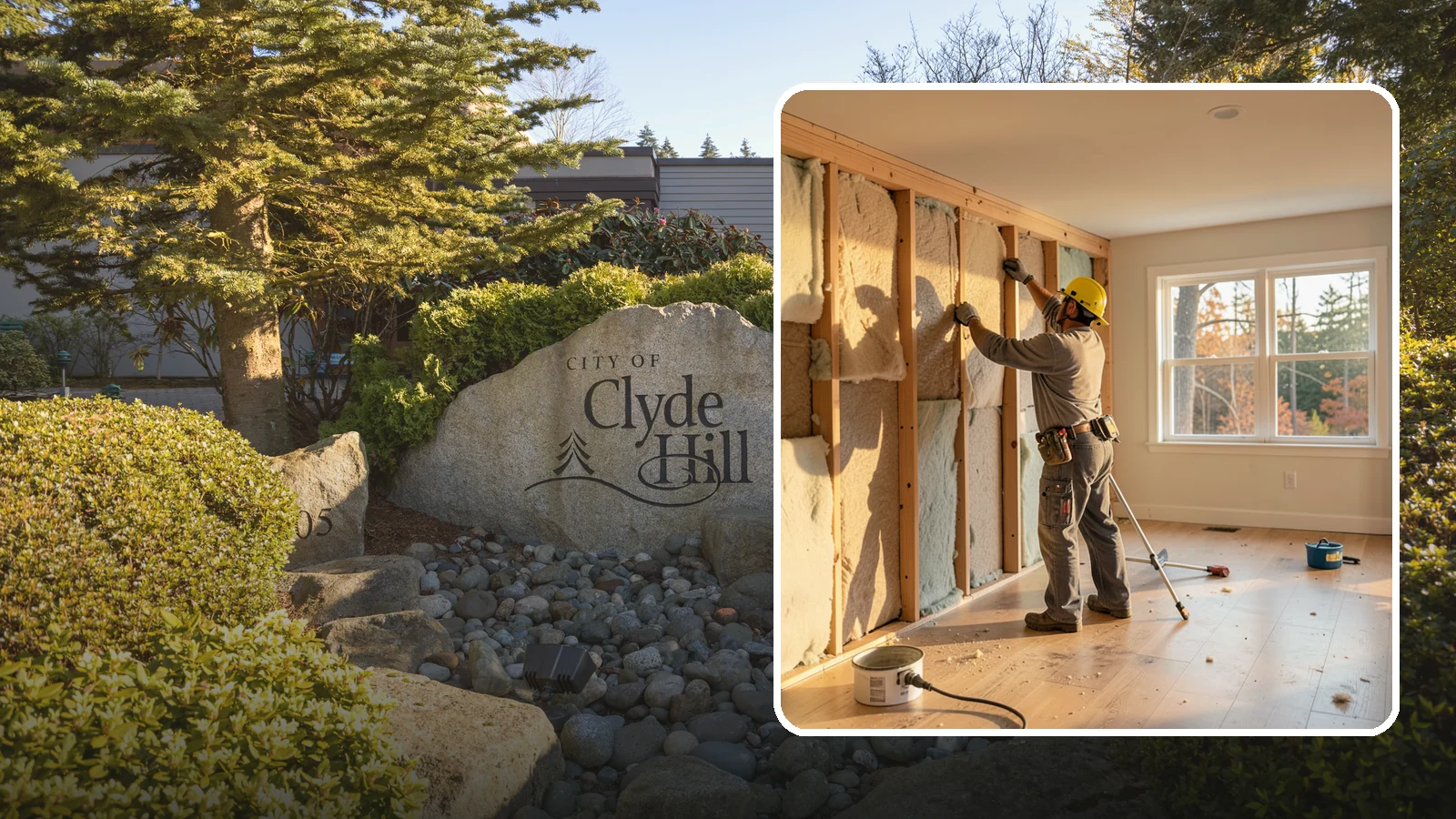 Sound Batt Installation in Clyde Hill, King County, WA - We install acoustic sound batts to reduce noise transfer between rooms and floors in your home.