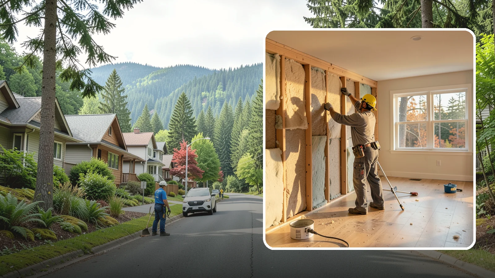 Sound Batt Installation in Darrington, Snohomish County, WA - We install acoustic sound batts to reduce noise transfer between rooms and floors in your home.