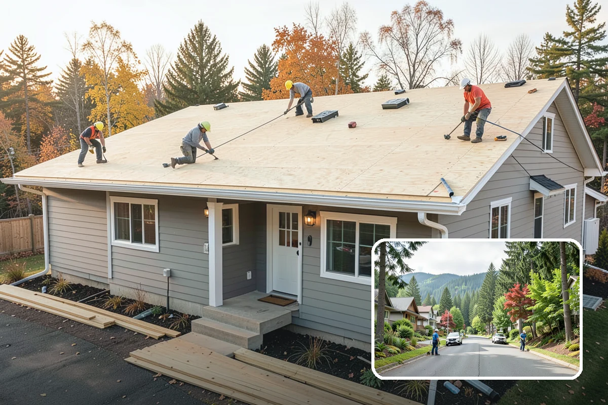 Sound Batt Installation in Darrington, Snohomish County, WA - Absorbs airborne noise within cavities