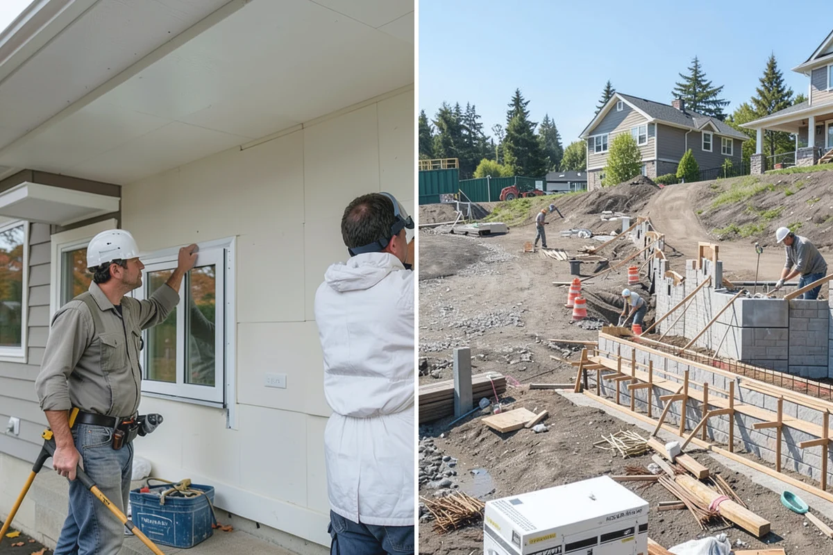 Sound Batt Installation in Des Moines, King County, WA - Identify interior walls or floors to treat