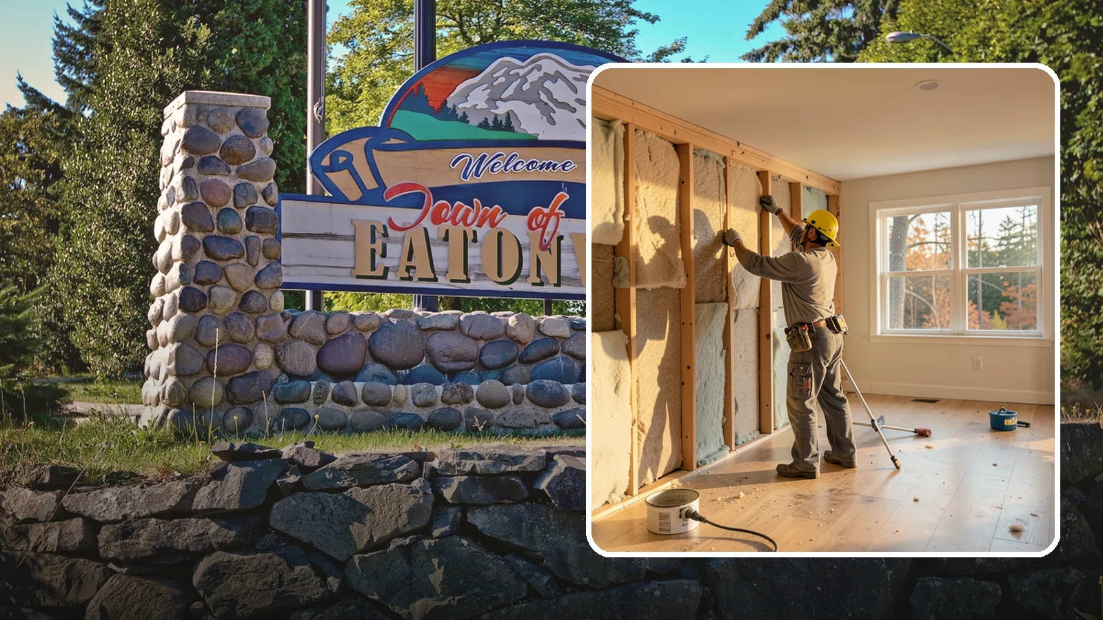 Sound Batt Installation in Eatonville, Pierce County, WA - We install acoustic sound batts to reduce noise transfer between rooms and floors in your home.