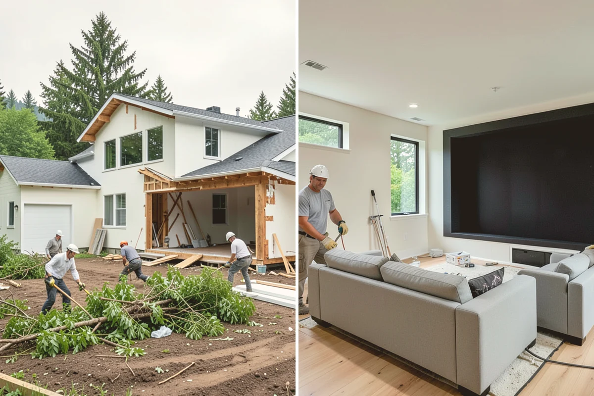 Sound Batt Installation in Edmonds, Snohomish County, WA - Identify interior walls or floors to treat