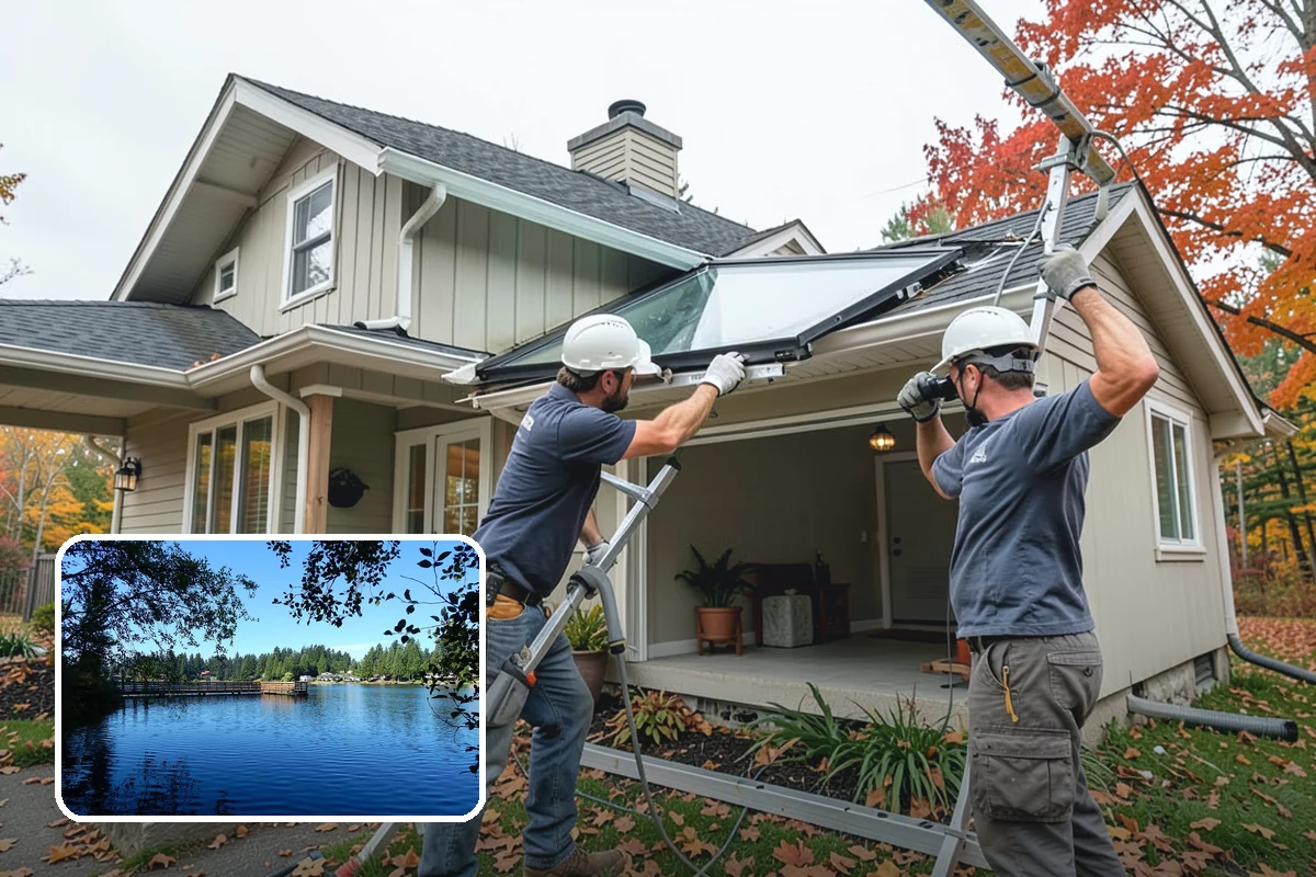 Sound Batt Installation in Federal Way, King County, WA - Absorbs airborne noise within cavities