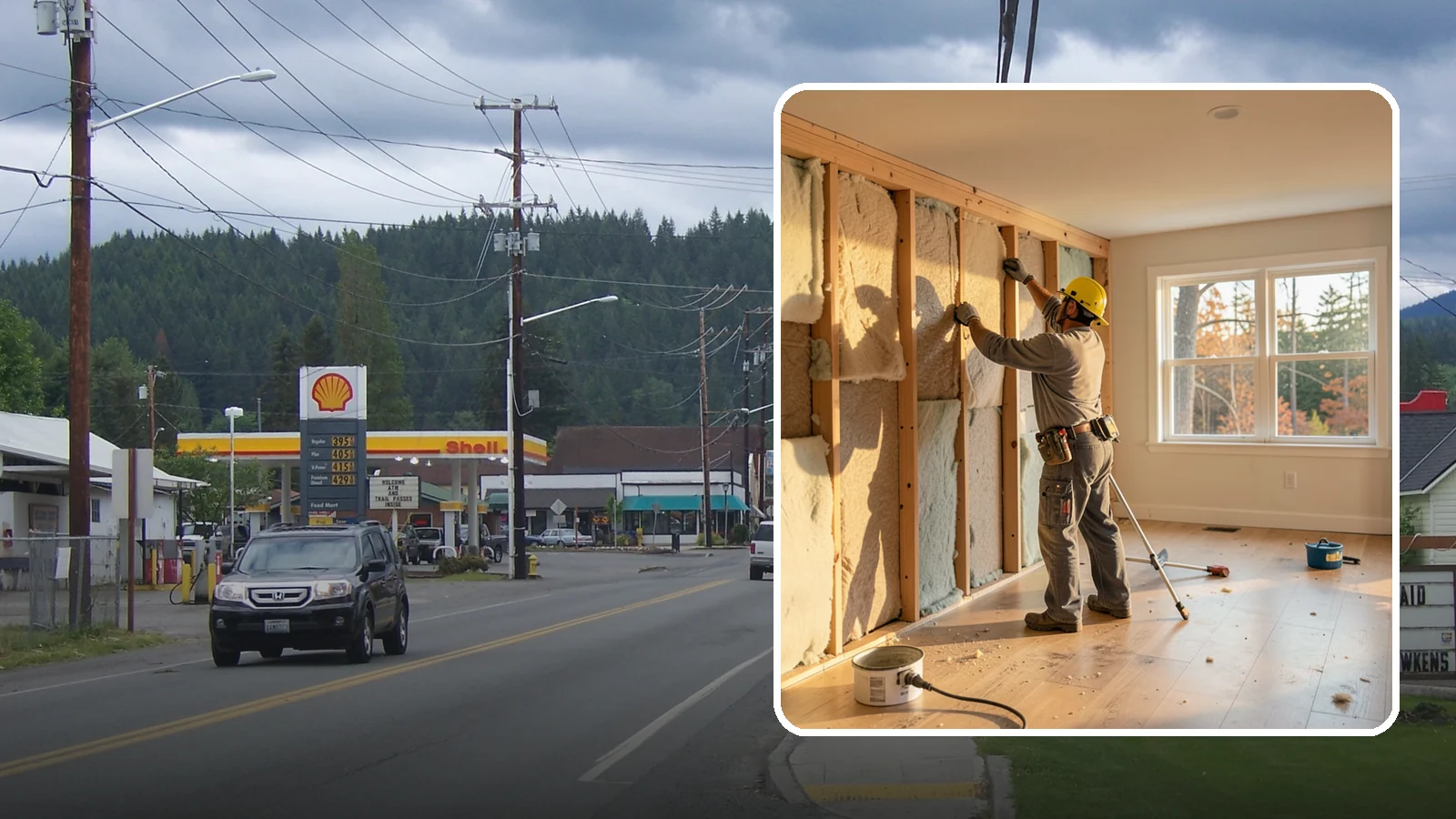 Sound Batt Installation in Granite Falls, Snohomish County, WA - We install acoustic sound batts to reduce noise transfer between rooms and floors in your home.