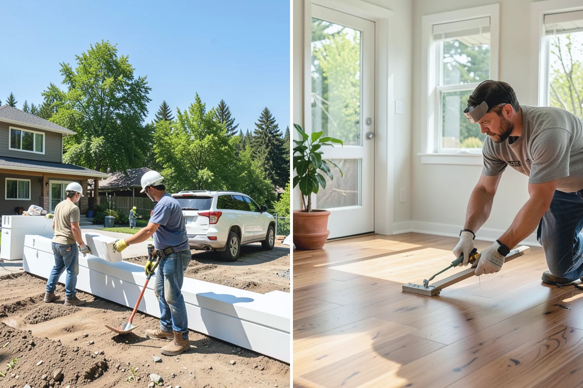 Sound Batt Installation in Hamilton, Skagit County, WA - Identify interior walls or floors to treat