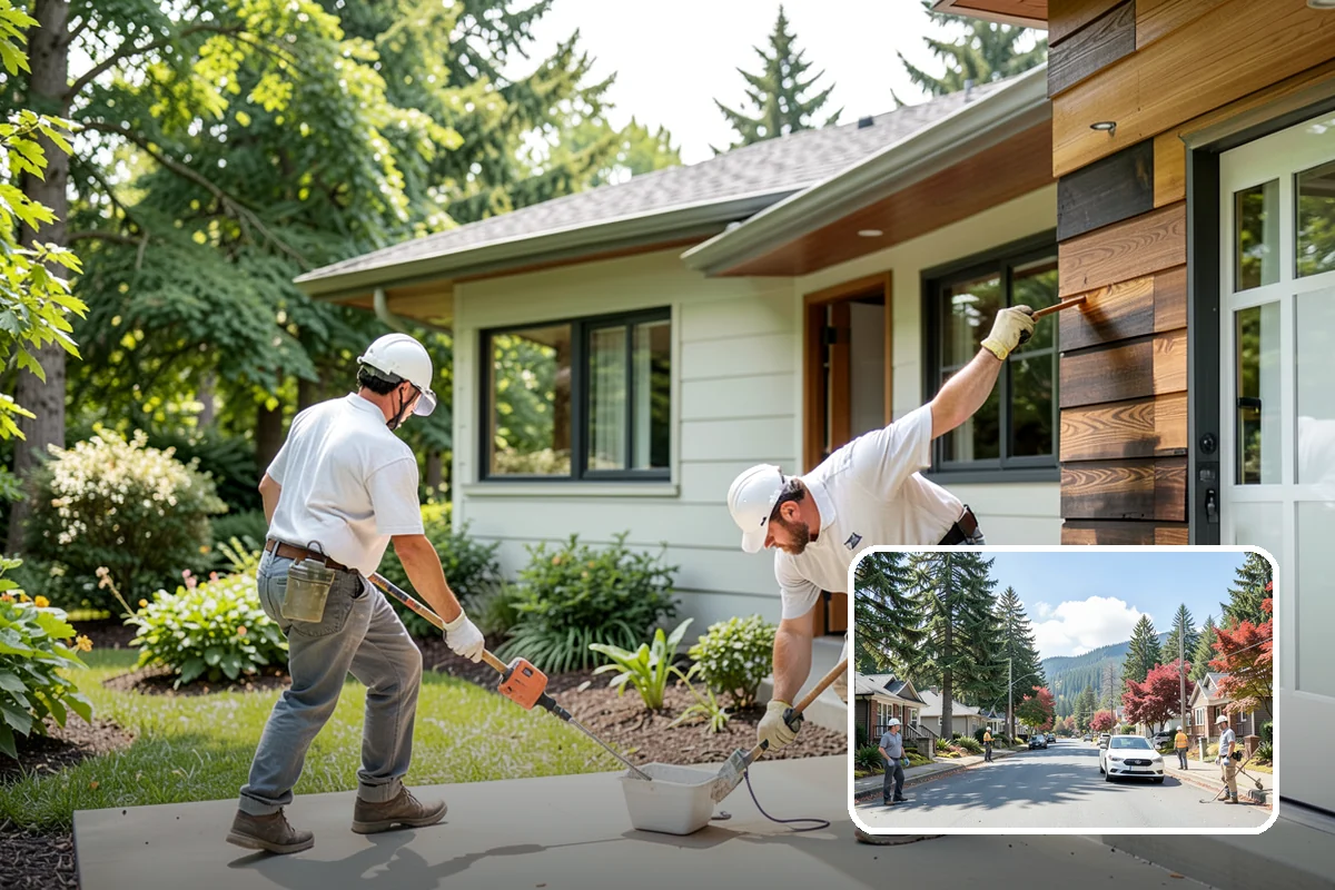 Sound Batt Installation in Hunts Point, King County, WA - Absorbs airborne noise within cavities