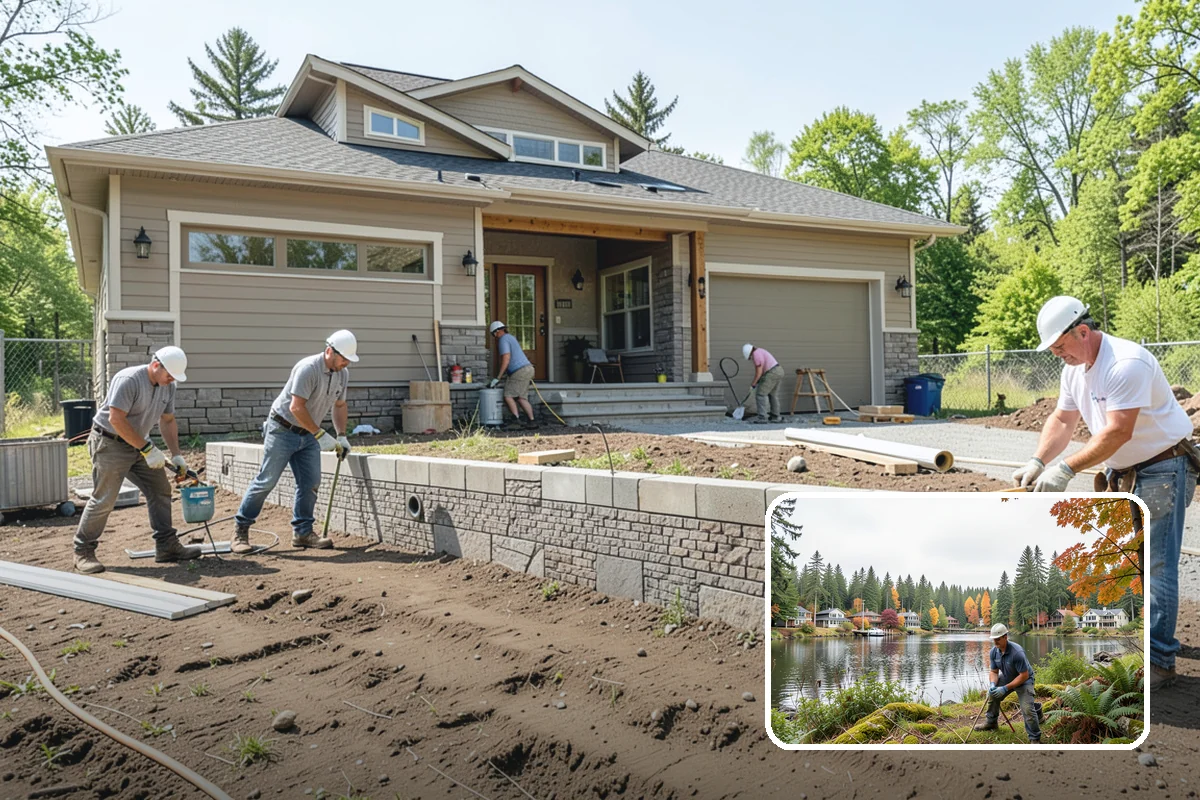 Sound Batt Installation in La Conner, Skagit County, WA - Absorbs airborne noise within cavities