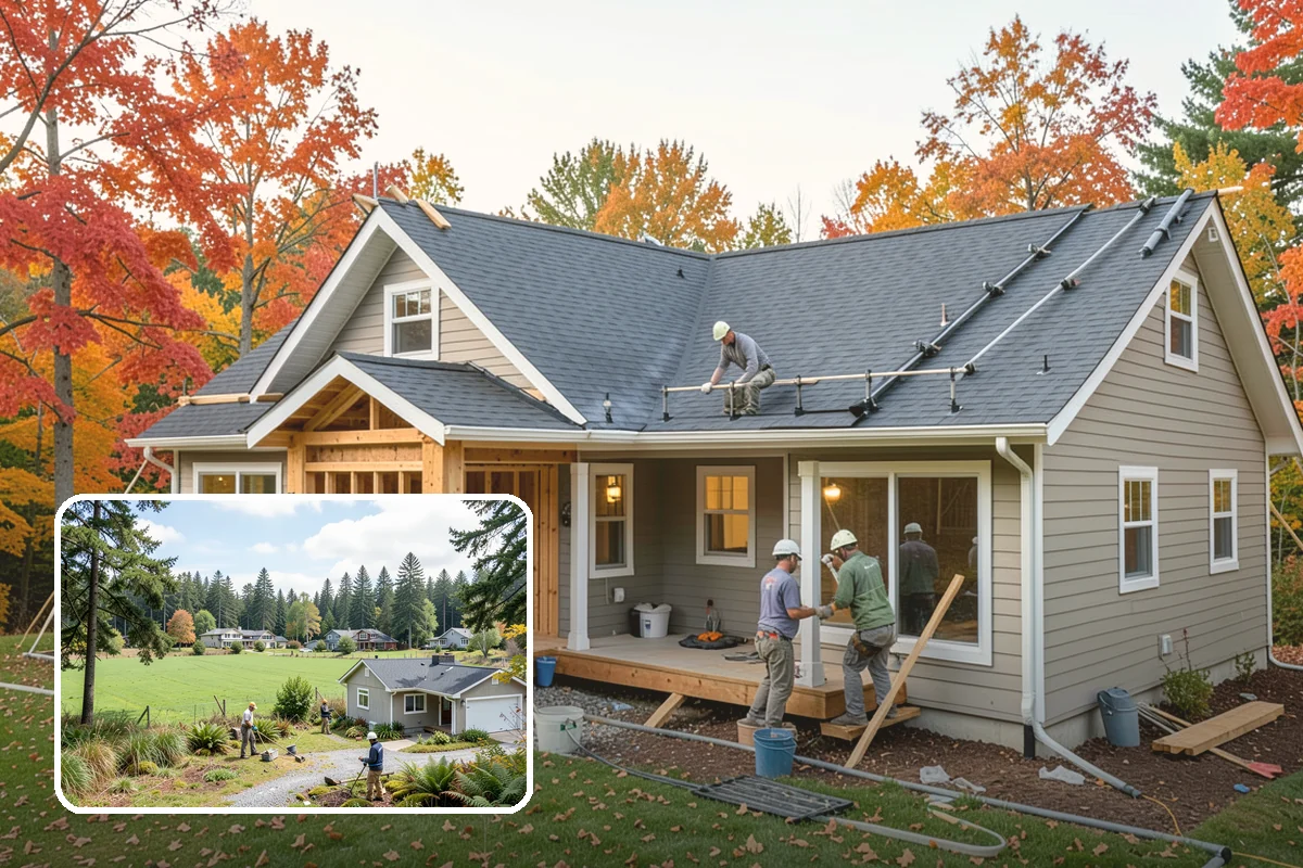 Sound Batt Installation in Lyman, Skagit County, WA - Absorbs airborne noise within cavities