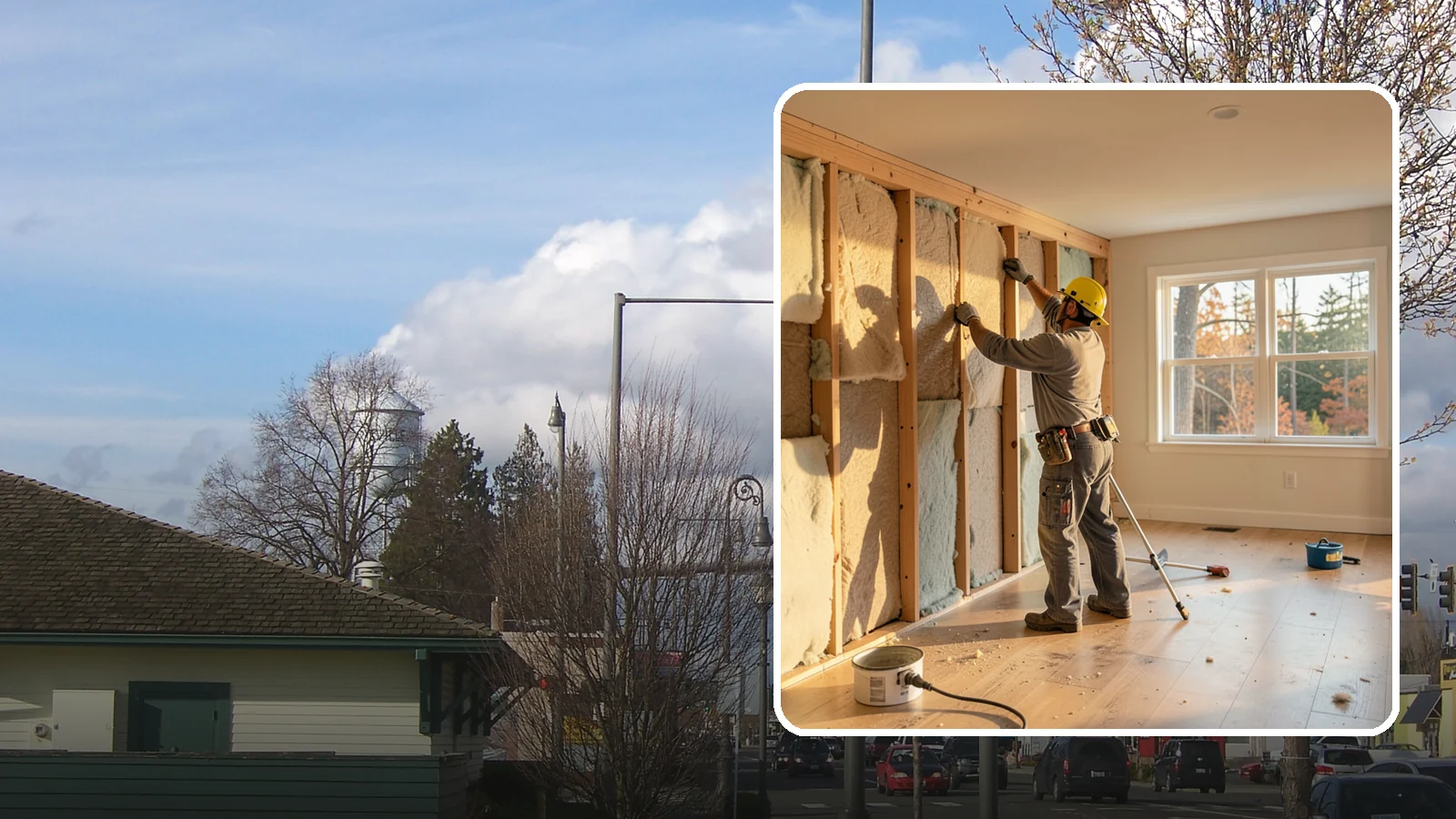 Sound Batt Installation in Marysville, Snohomish County, WA - We install acoustic sound batts to reduce noise transfer between rooms and floors in your home.