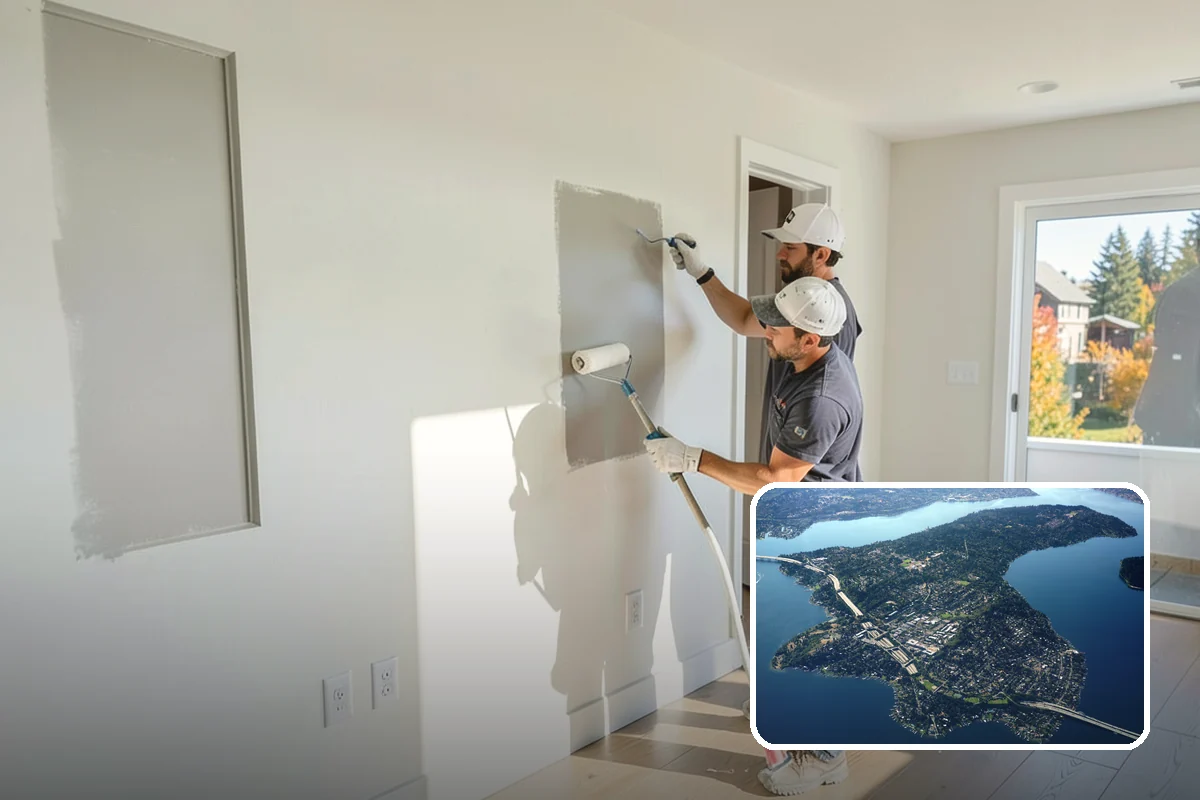 Sound Batt Installation in Mercer Island, King County, WA - Absorbs airborne noise within cavities