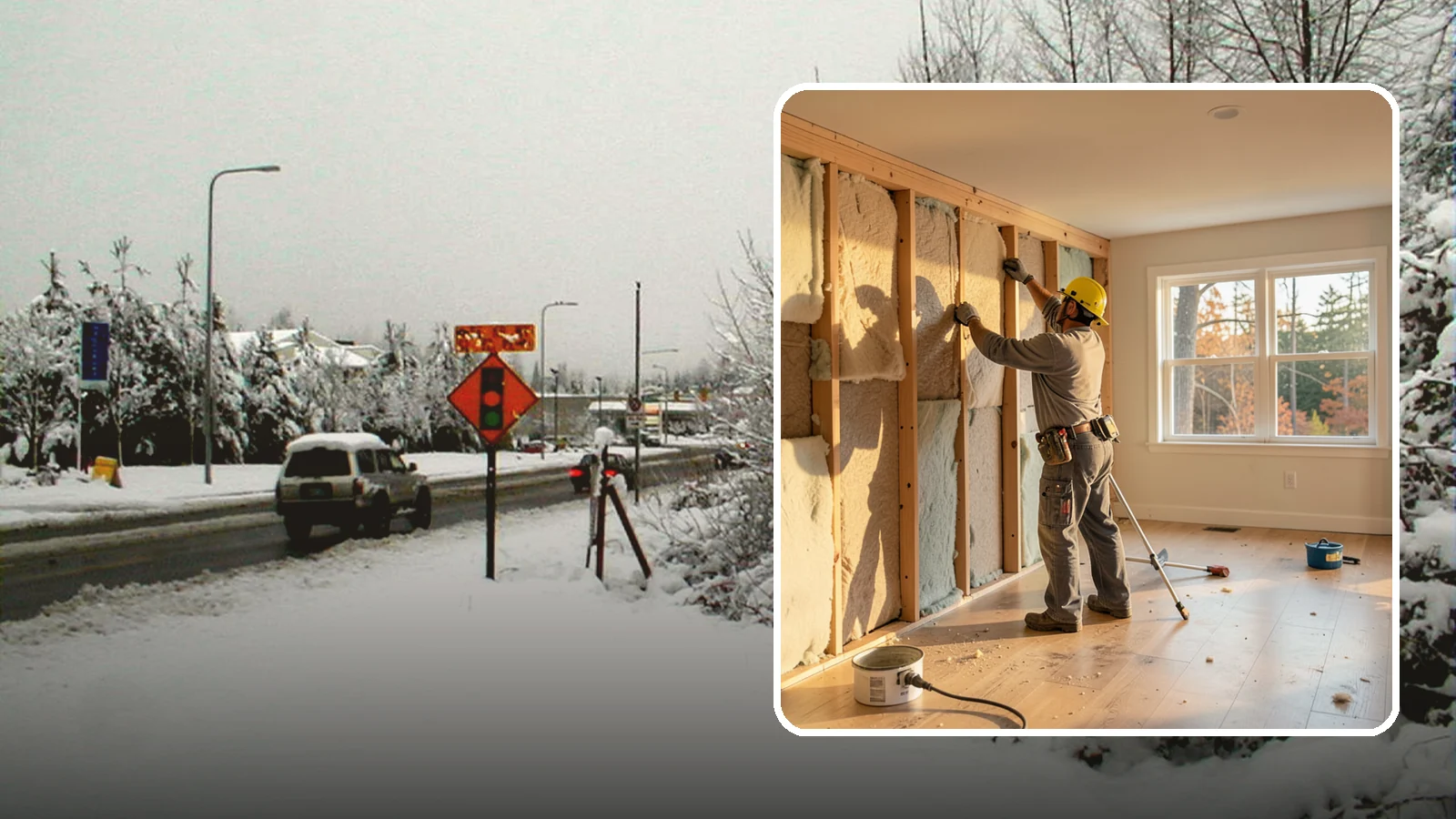 Sound Batt Installation in Newcastle, King County, WA - We install acoustic sound batts to reduce noise transfer between rooms and floors in your home.