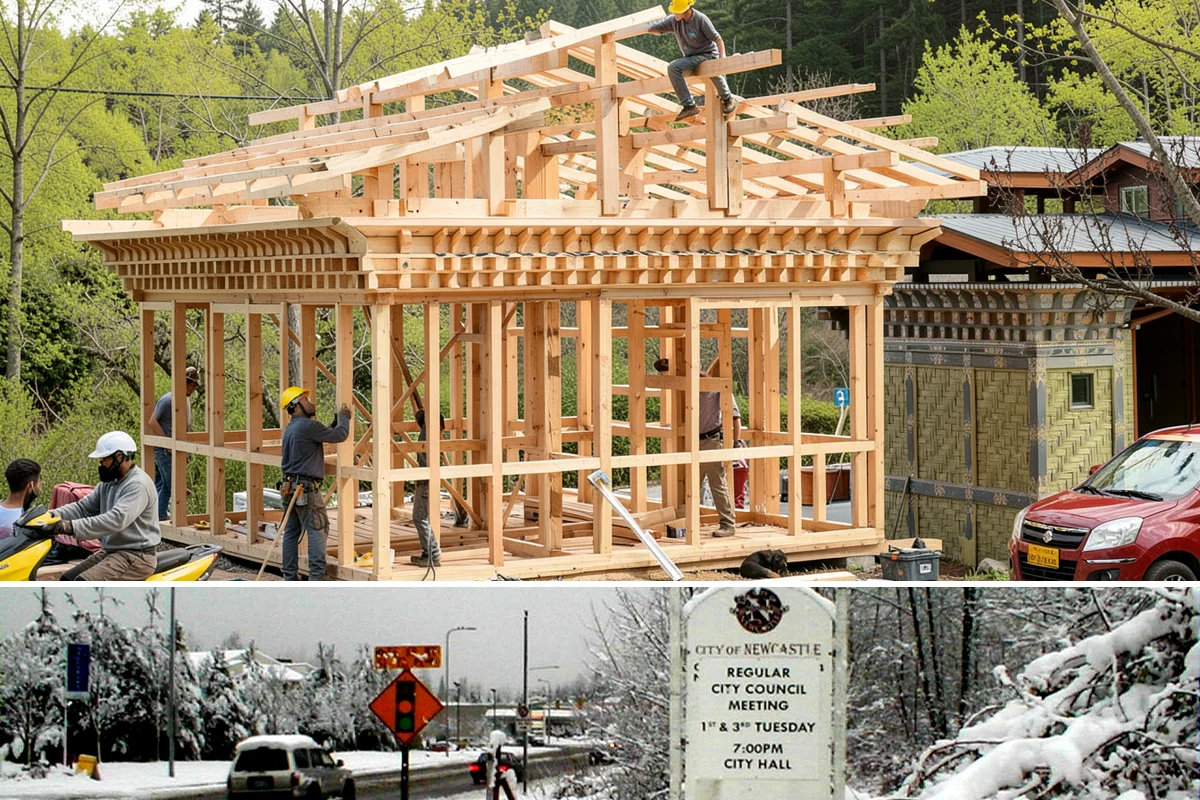 Sound Batt Installation in Newcastle, King County, WA - Sound batts install year-round and are easiest to add while walls or ceilings are open during a remodel.