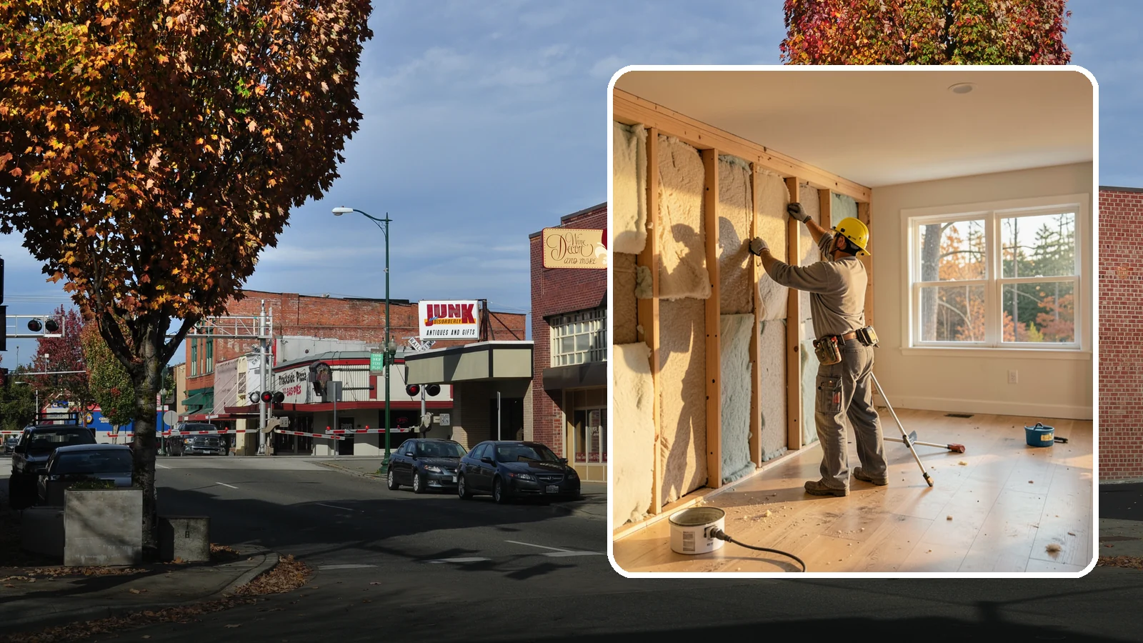 Sound Batt Installation in Puyallup, Pierce County, WA - We install acoustic sound batts to reduce noise transfer between rooms and floors in your home.