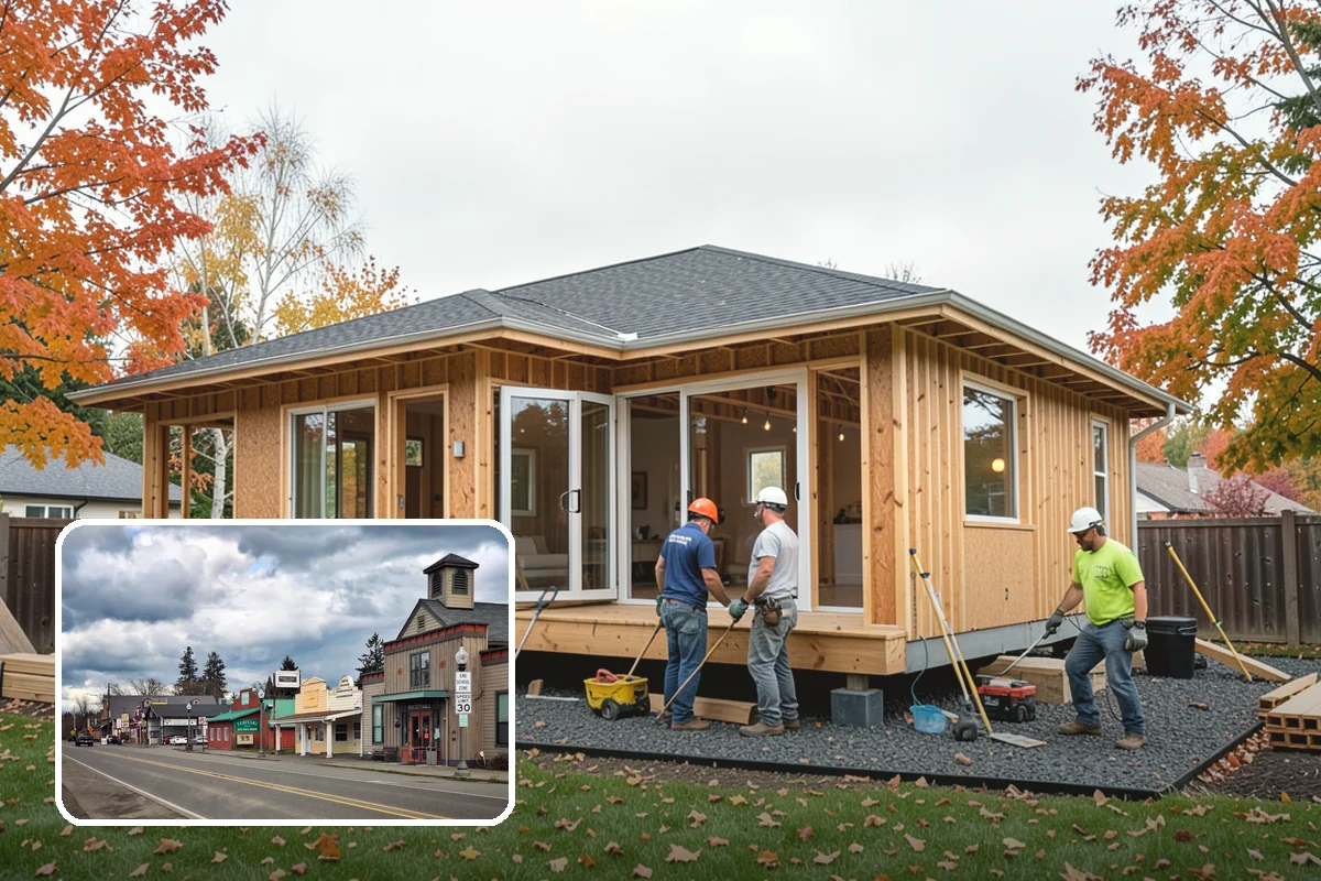Sound Batt Installation in Roy, Pierce County, WA - Absorbs airborne noise within cavities