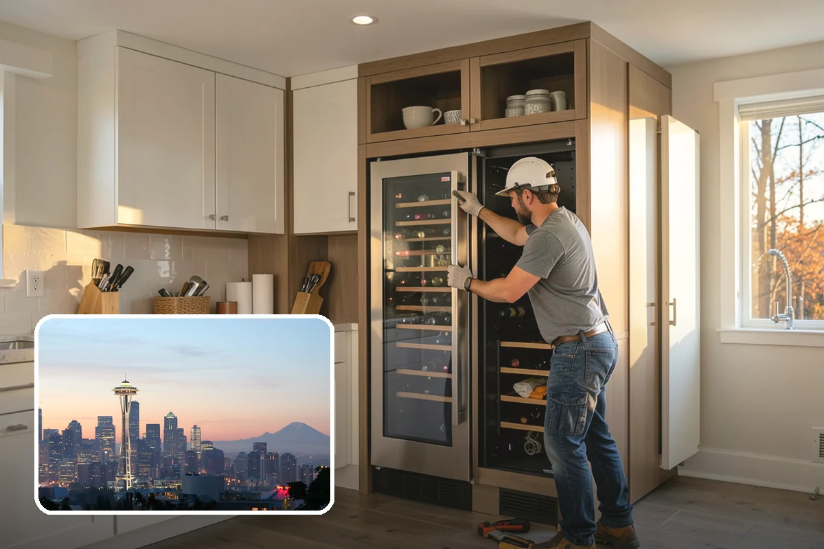 Sound Batt Installation in Seattle, King County, WA - Absorbs airborne noise within cavities