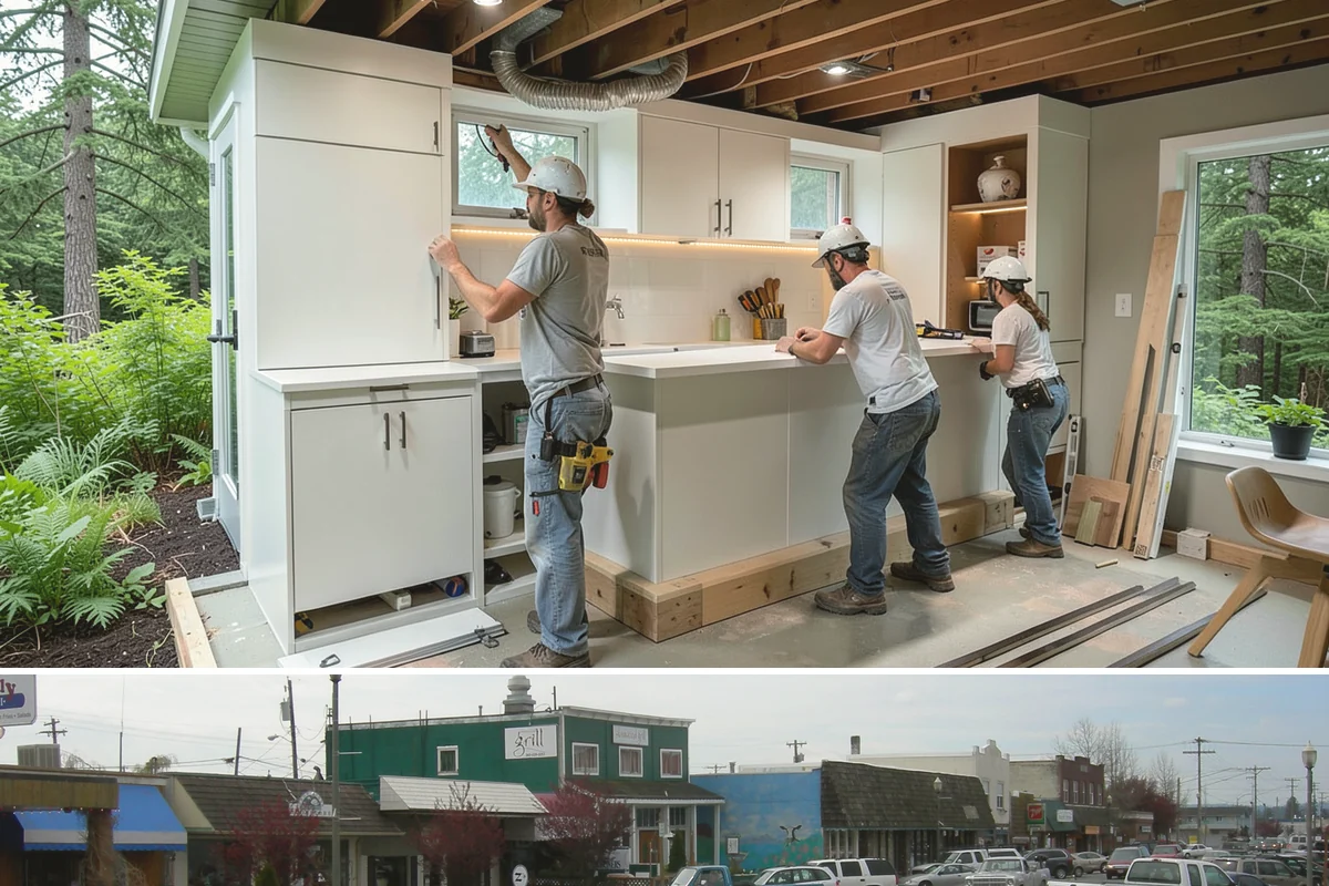 Sound Batt Installation in Stanwood, Snohomish County, WA - Sound batts install year-round and are easiest to add while walls or ceilings are open during a remodel.