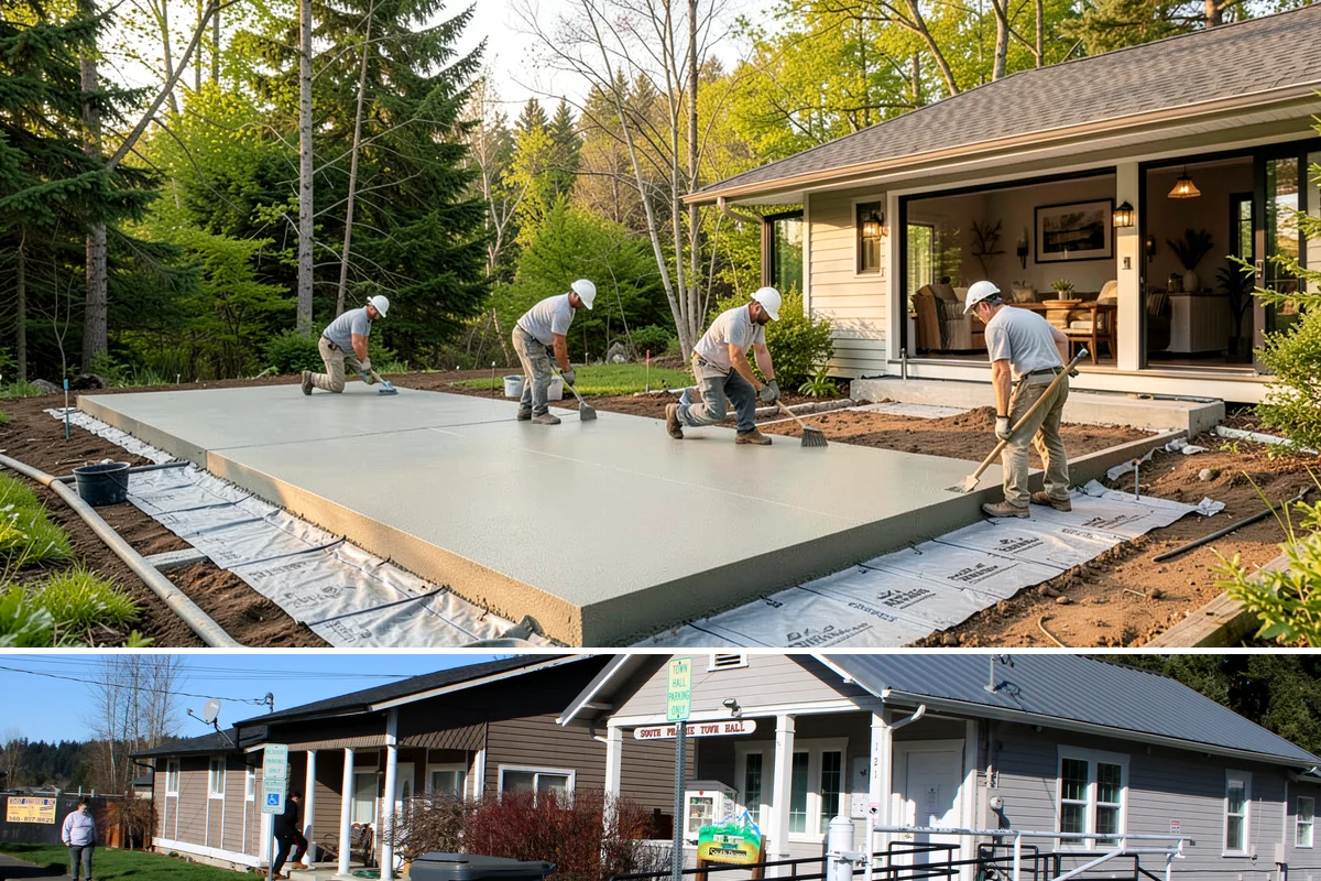 Spec Home Construction in South Prairie, Pierce County, WA - Listing timing drives the schedule, so we sequence framing for summer and aim finishes toward a spring-market completion.