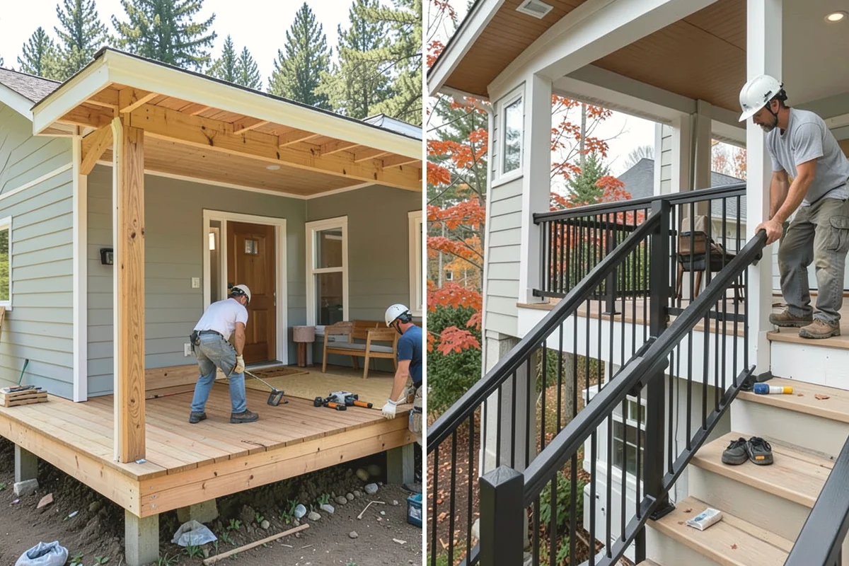 Split Rail Fence Installation in Anacortes, Skagit County, WA - Mark the boundary and rail spacing
