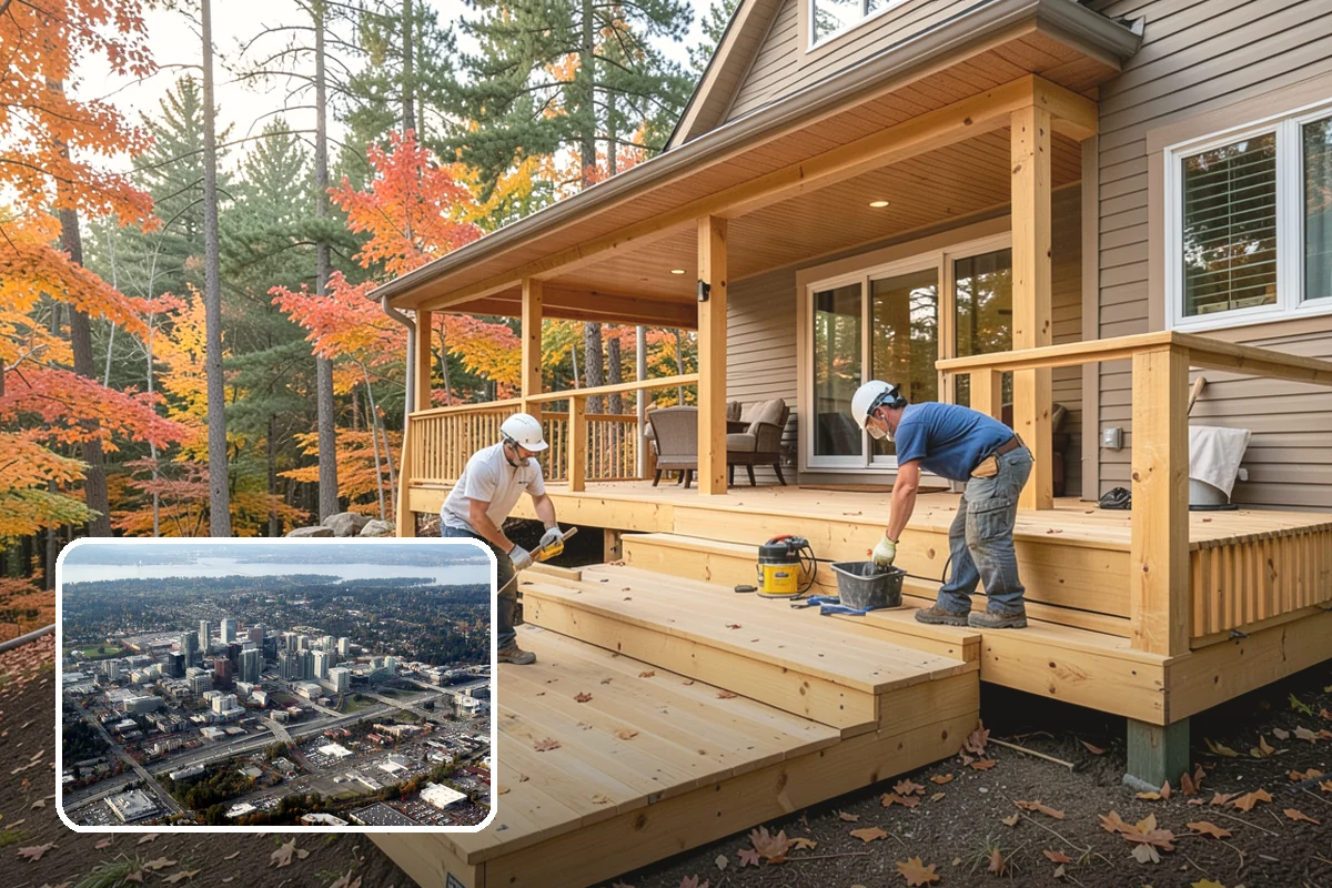 Split Rail Fence Installation in Bellevue, King County, WA - Rustic, open boundary marking