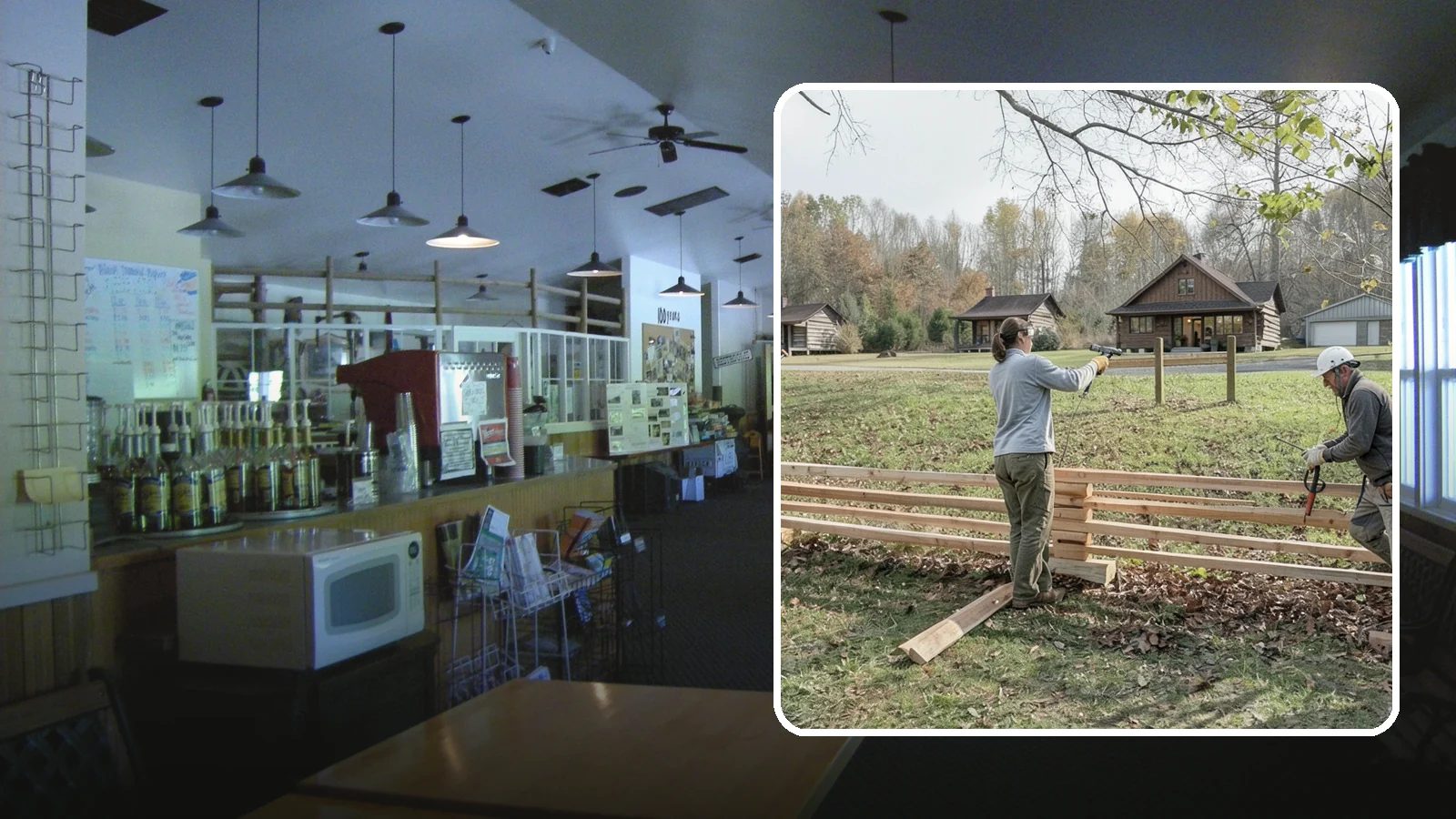 Split Rail Fence Installation in Black Diamond, King County, WA - A rustic split rail fence that defines property lines and adds country character without blocking the view.