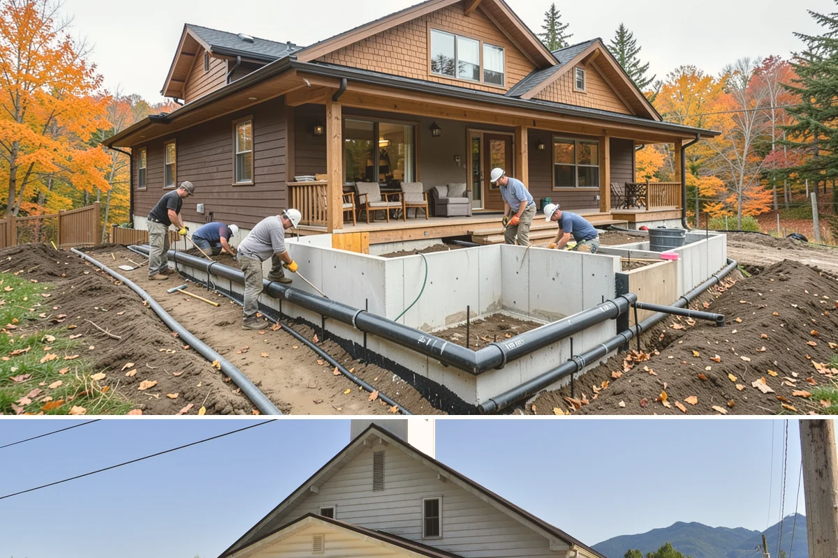 Split Rail Fence Installation in Concrete, Skagit County, WA - Dry-season setting keeps posts firm before saturated winter soil shifts them.