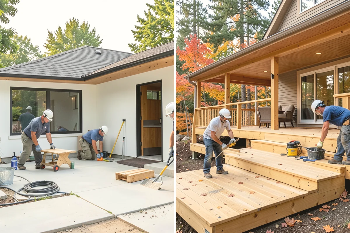 Split Rail Fence Installation in Covington, King County, WA - Mark the boundary and rail spacing
