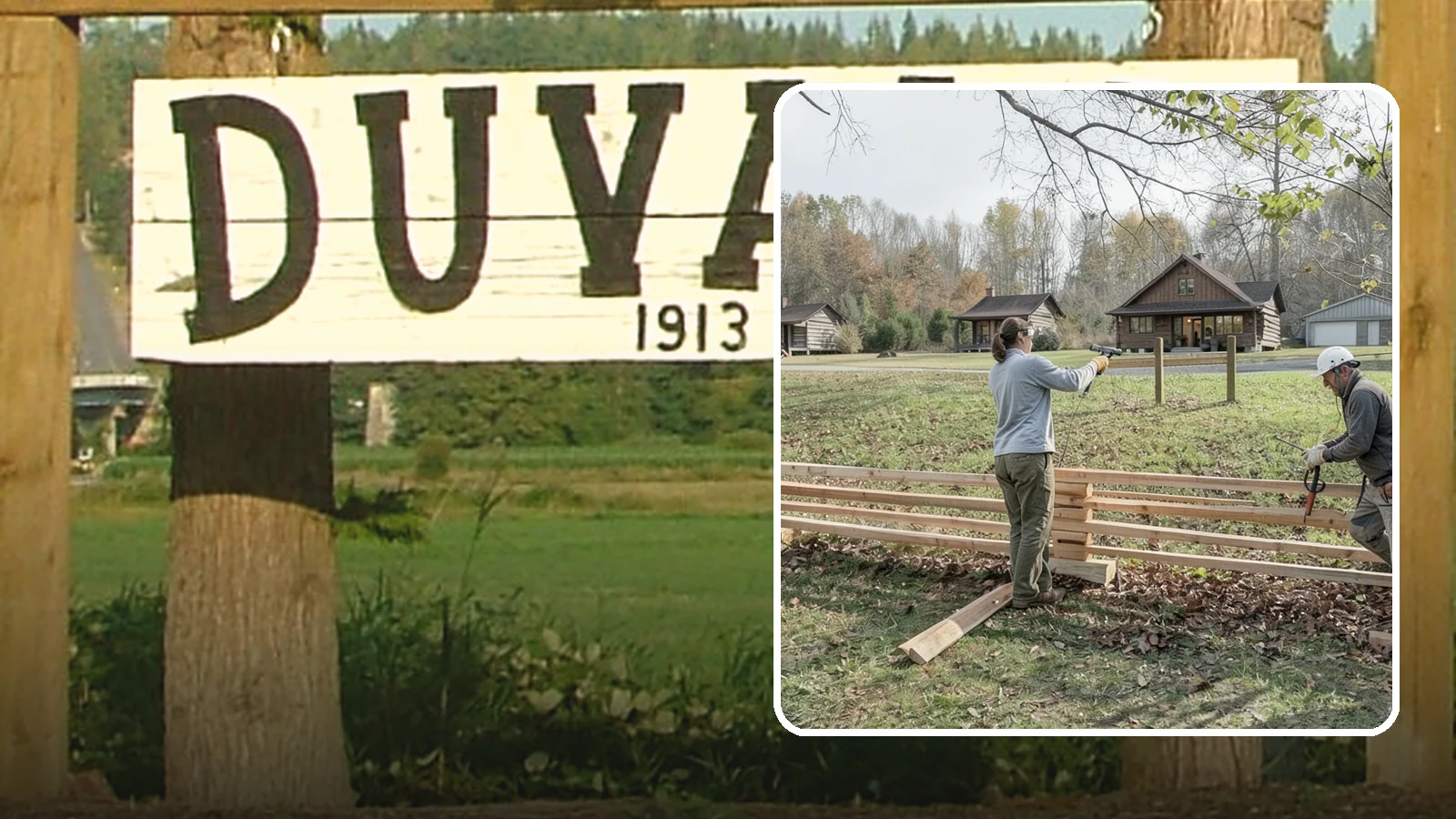 Split Rail Fence Installation in Duvall, King County, WA - A rustic split rail fence that defines property lines and adds country character without blocking the view.