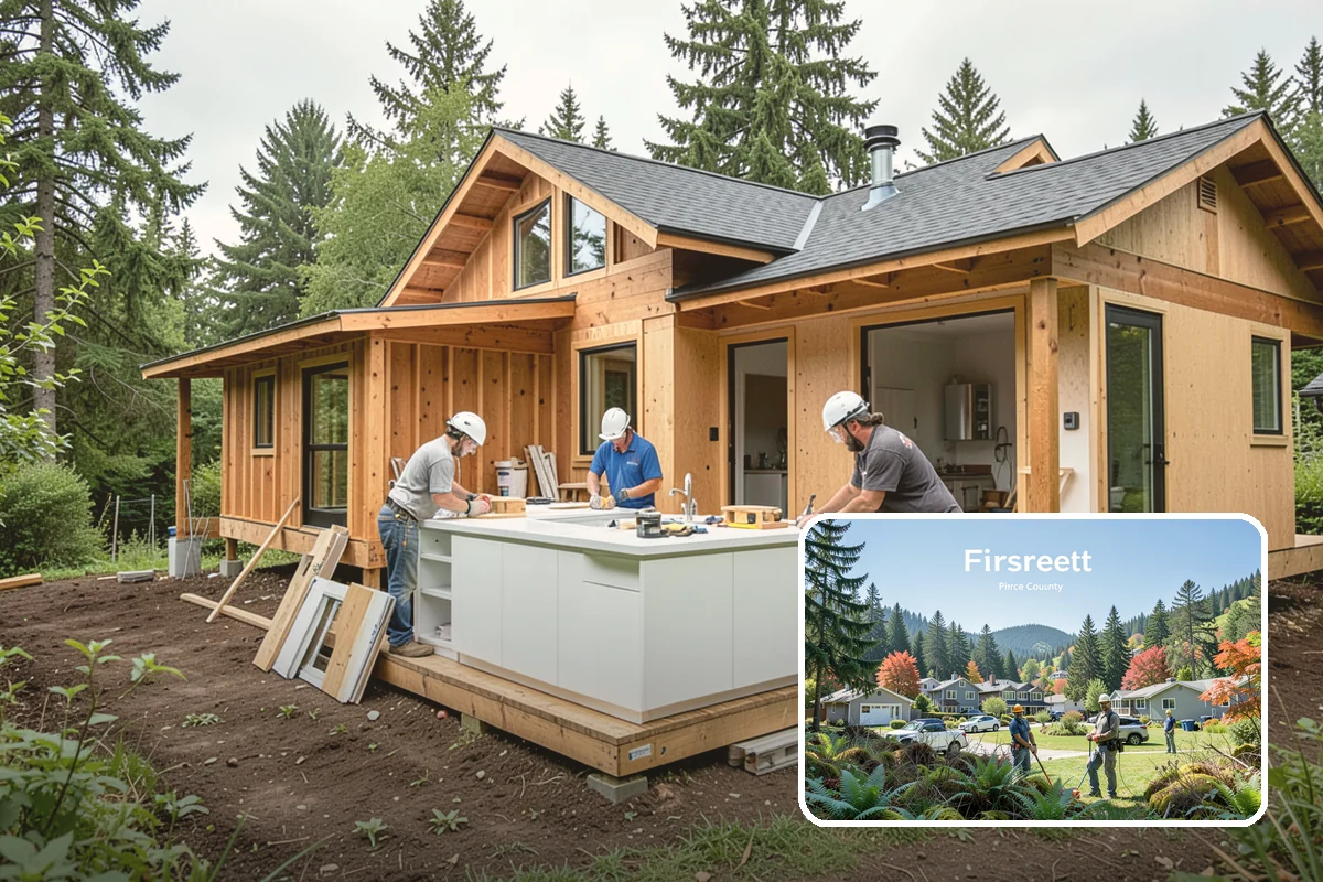 Split Rail Fence Installation in Fircrest, Pierce County, WA - Rustic, open boundary marking