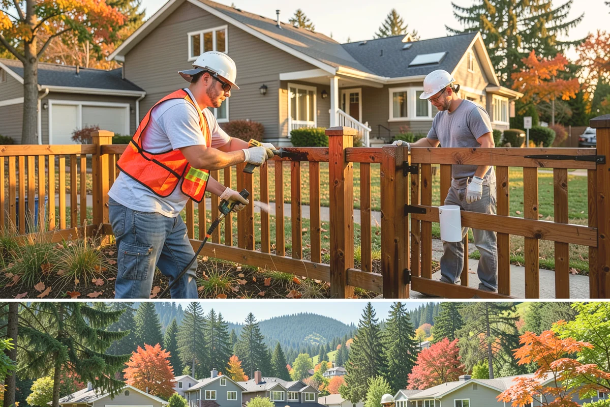Split Rail Fence Installation in Fircrest, Pierce County, WA - Dry-season setting keeps posts firm before saturated winter soil shifts them.