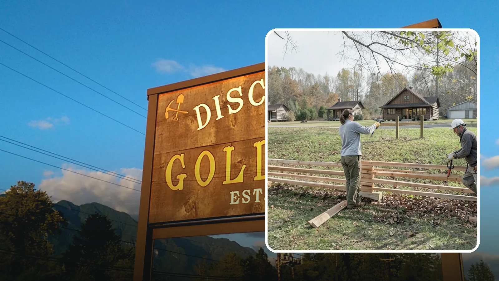 Split Rail Fence Installation in Gold Bar, Snohomish County, WA - A rustic split rail fence that defines property lines and adds country character without blocking the view.