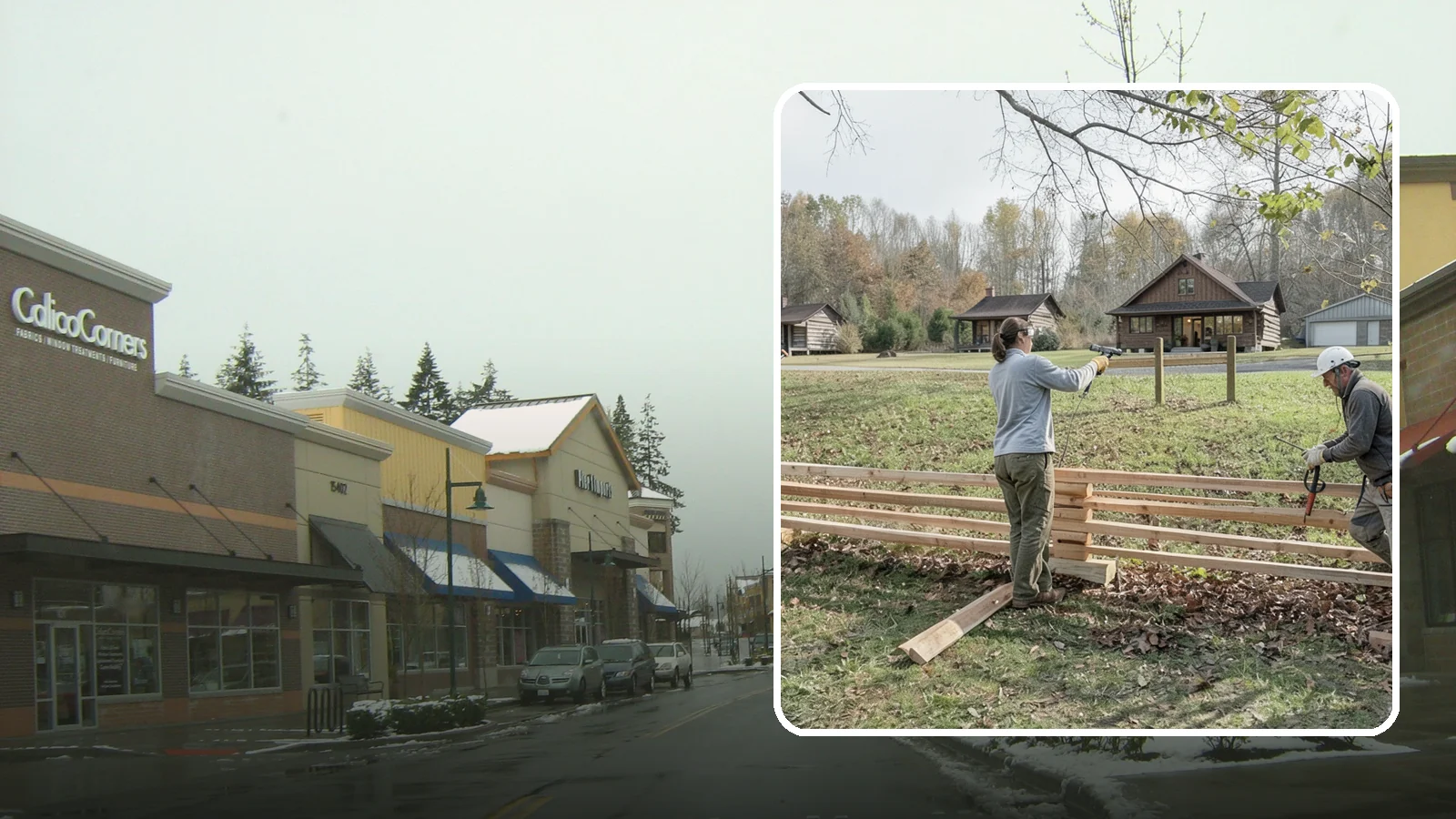 Split Rail Fence Installation in Mill Creek, Snohomish County, WA - A rustic split rail fence that defines property lines and adds country character without blocking the view.