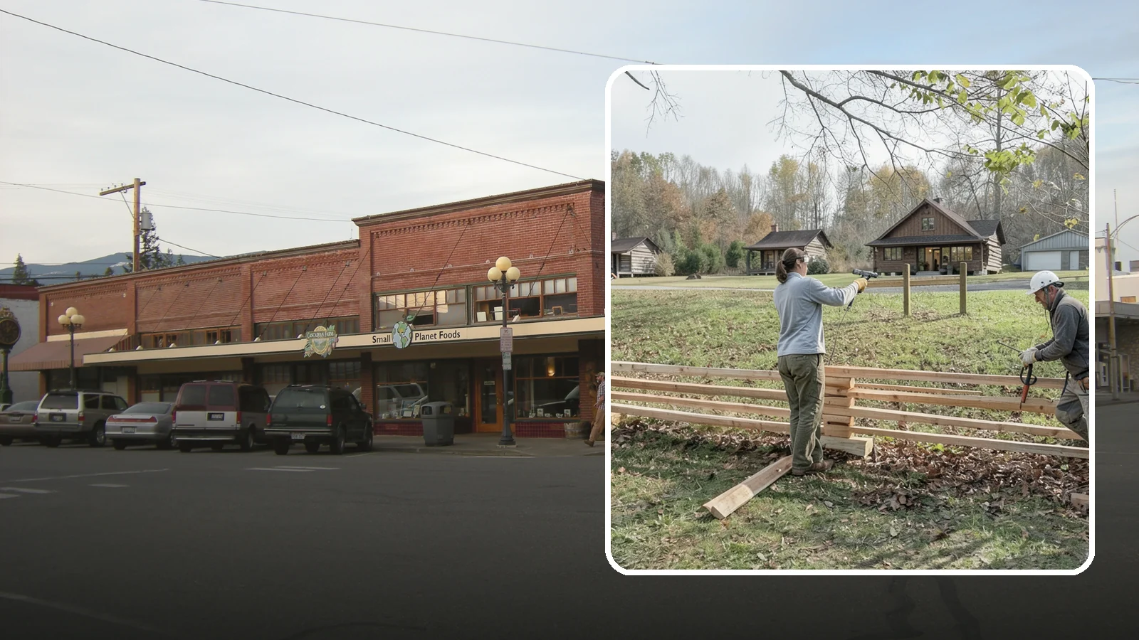 Split Rail Fence Installation in Sedro-Woolley, Skagit County, WA - A rustic split rail fence that defines property lines and adds country character without blocking the view.