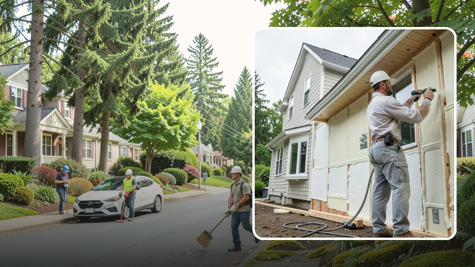 Spray Foam Insulation in Beaux Arts Village, King County, WA - We apply spray foam insulation that air-seals and insulates in one step for superior PNW moisture control.
