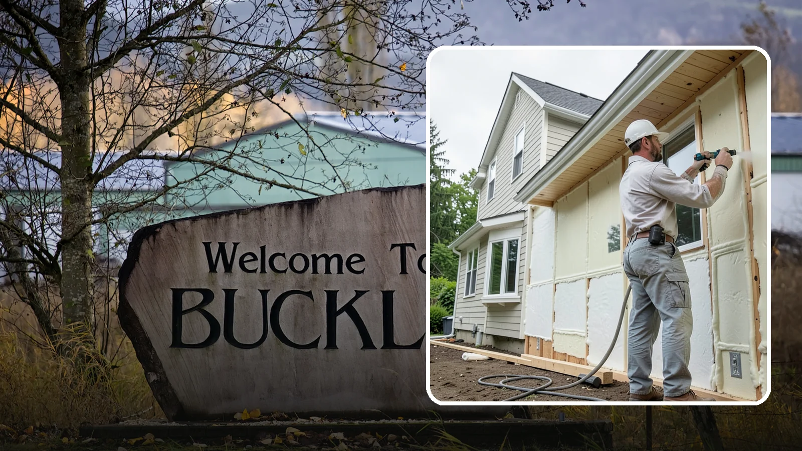 Spray Foam Insulation in Buckley, Pierce County, WA - We apply spray foam insulation that air-seals and insulates in one step for superior PNW moisture control.