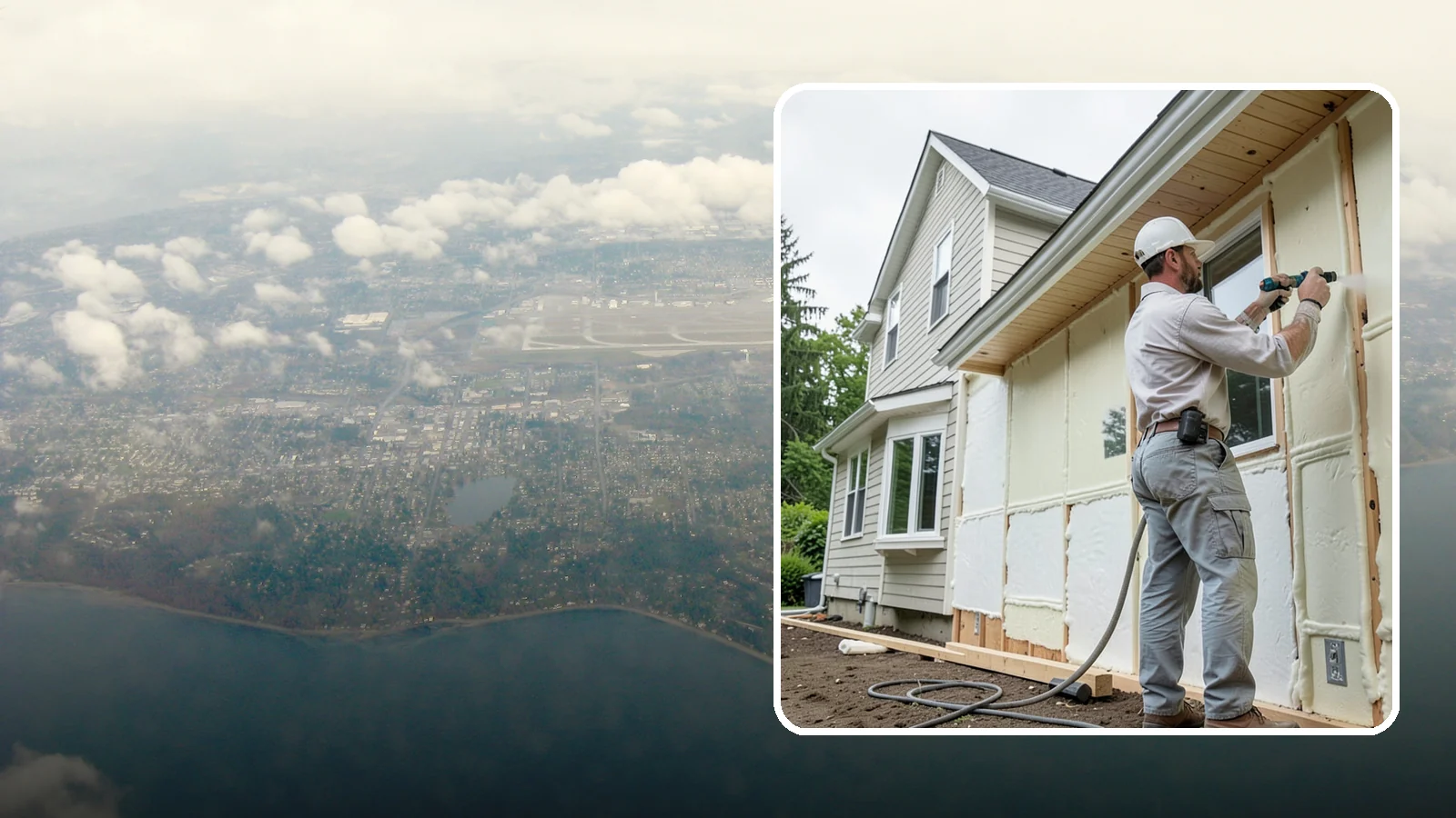 Spray Foam Insulation in Burien, King County, WA - We apply spray foam insulation that air-seals and insulates in one step for superior PNW moisture control.
