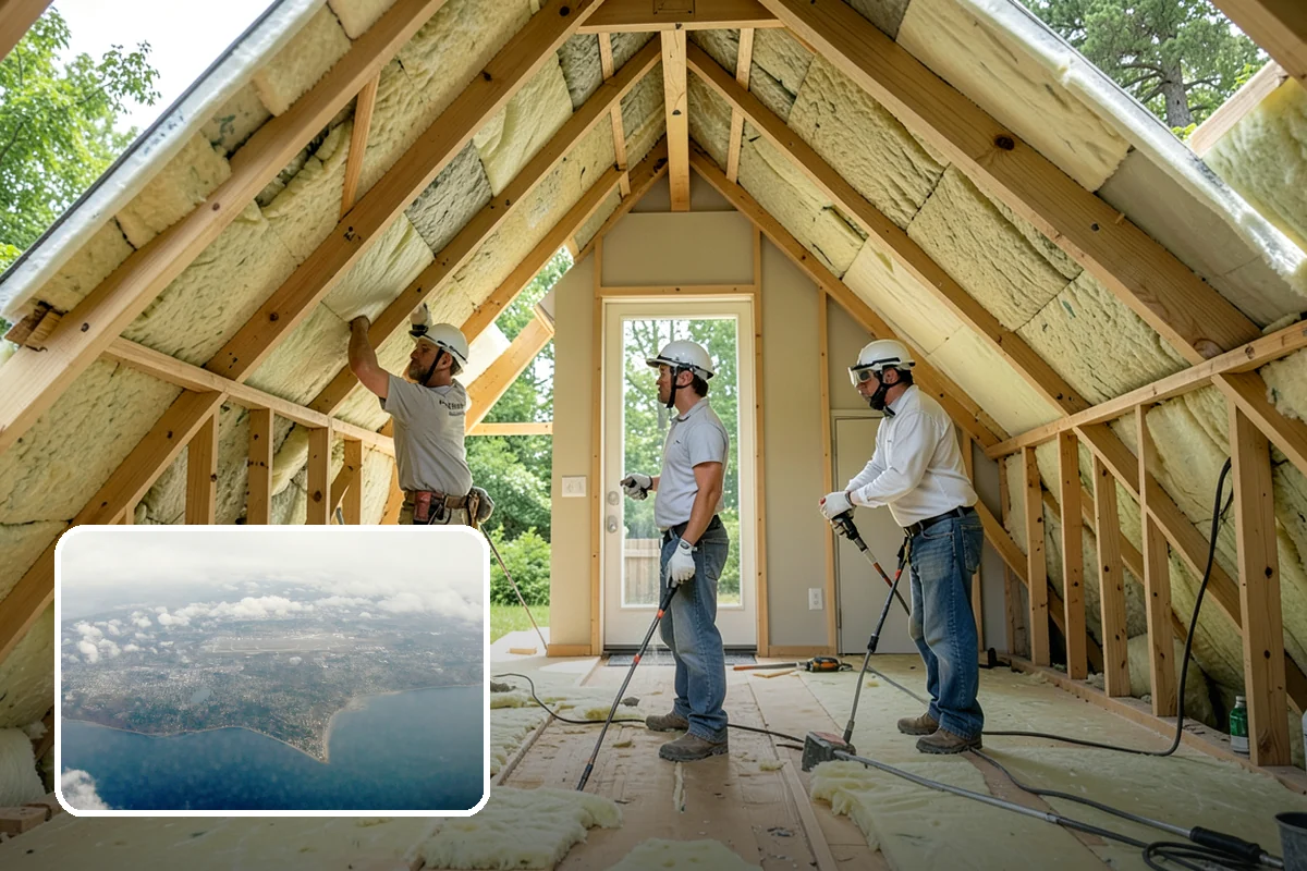 Spray Foam Insulation in Burien, King County, WA - Air-seals and insulates in a single application