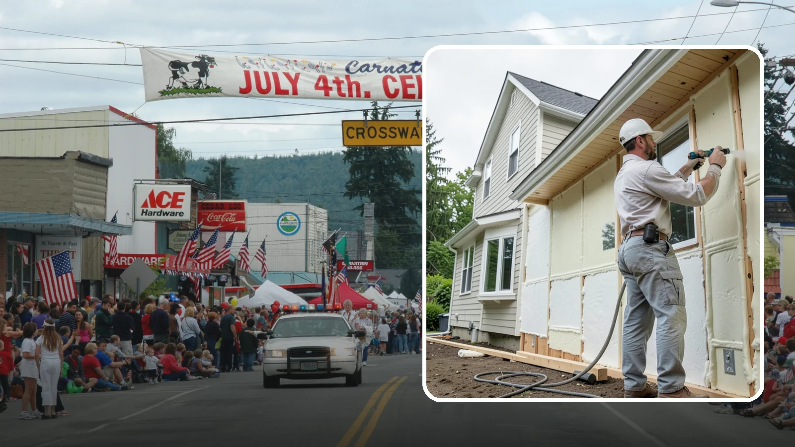 Spray Foam Insulation in Carnation, King County, WA - We apply spray foam insulation that air-seals and insulates in one step for superior PNW moisture control.