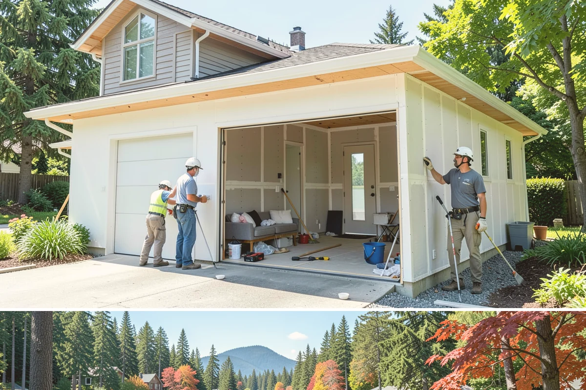 Spray Foam Insulation in Covington, King County, WA - Spray foam can be applied year-round, with attention to temperature and ventilation for proper curing.